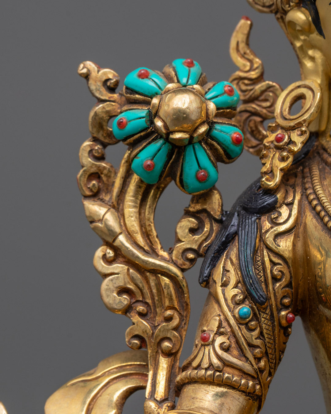 Green Tara Buddhist Statue | Traditional Handcrafted Nepal Art