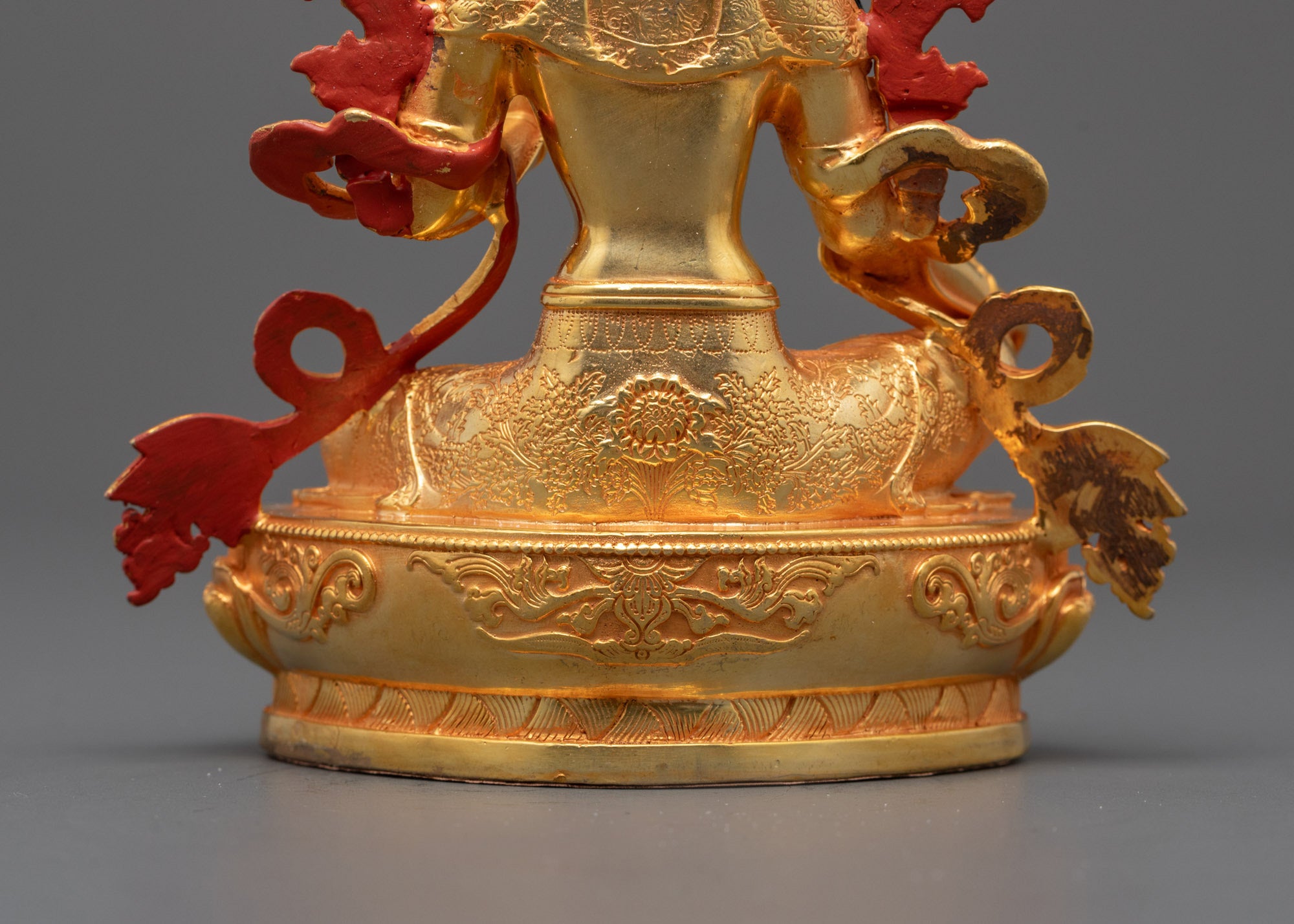 Green Tara Statue Machine-Made | Traditional Nepalese Sculpture