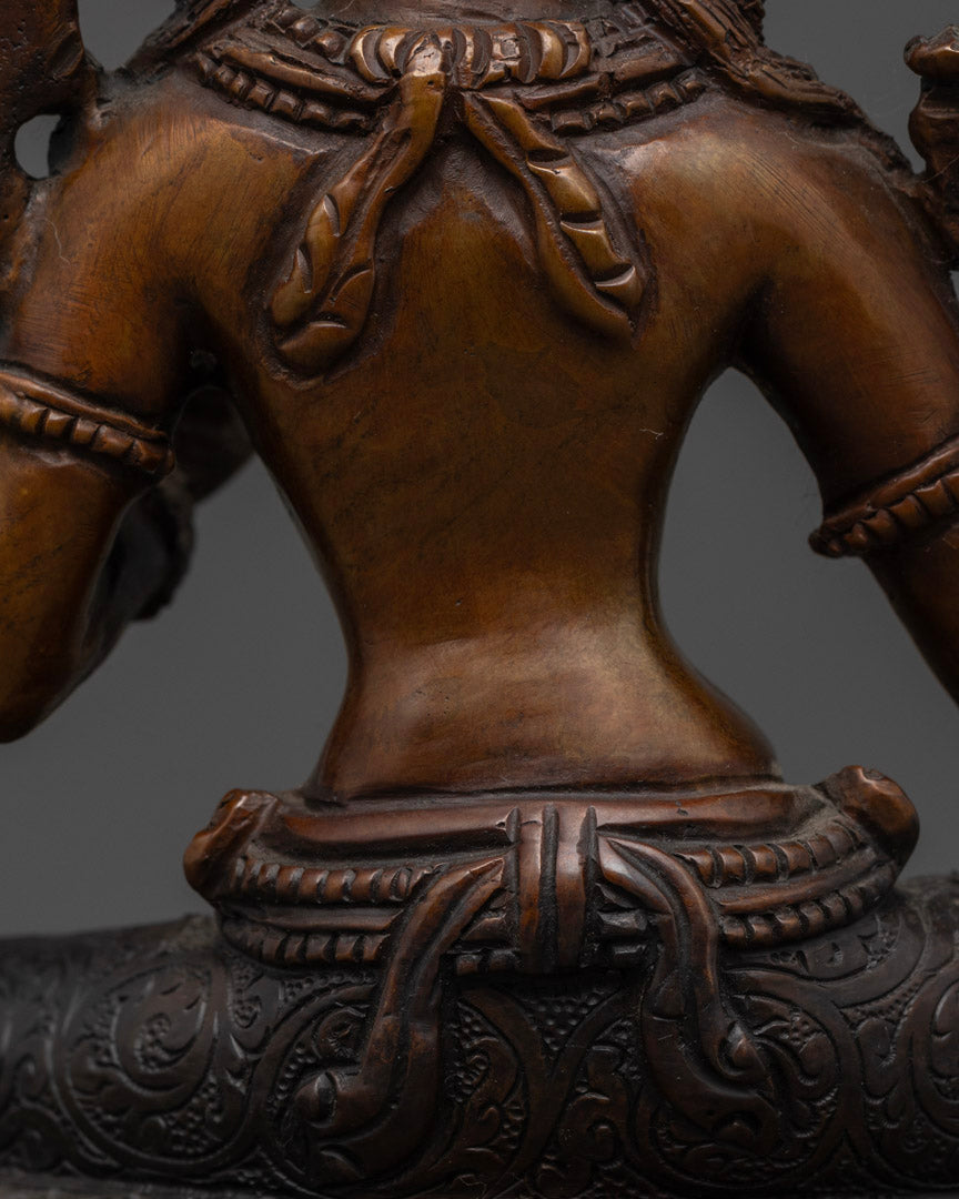 Green Tara Statue – Handcrafted Spiritual Decor | Tibetan Art