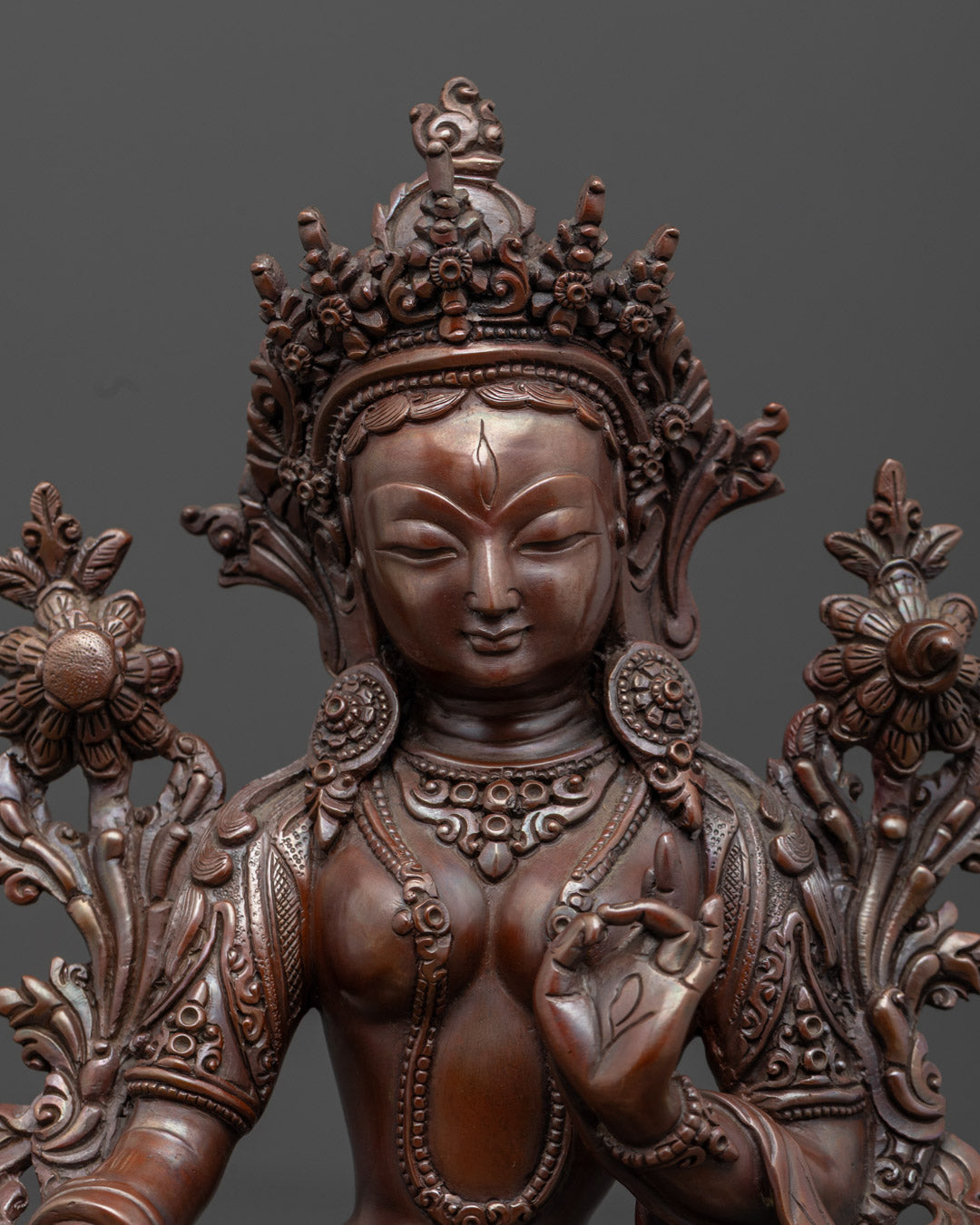 Sacred Oxidized White Tara | Traditional Tibetan Meditation