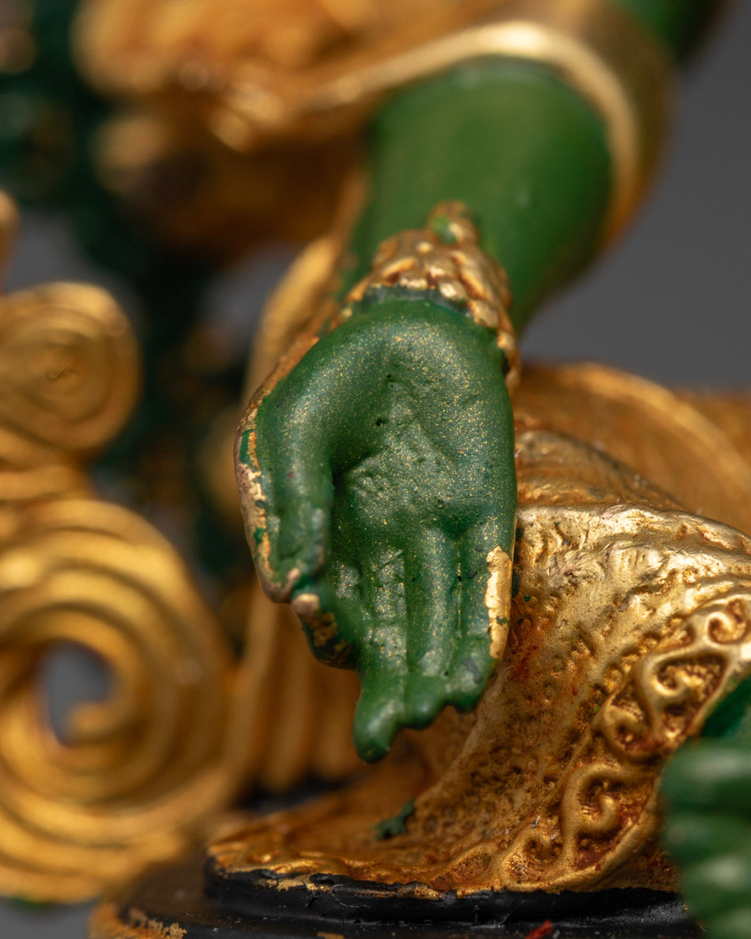 Green-Hued Mother Tara Statue | Machine Made Buddhist Statue