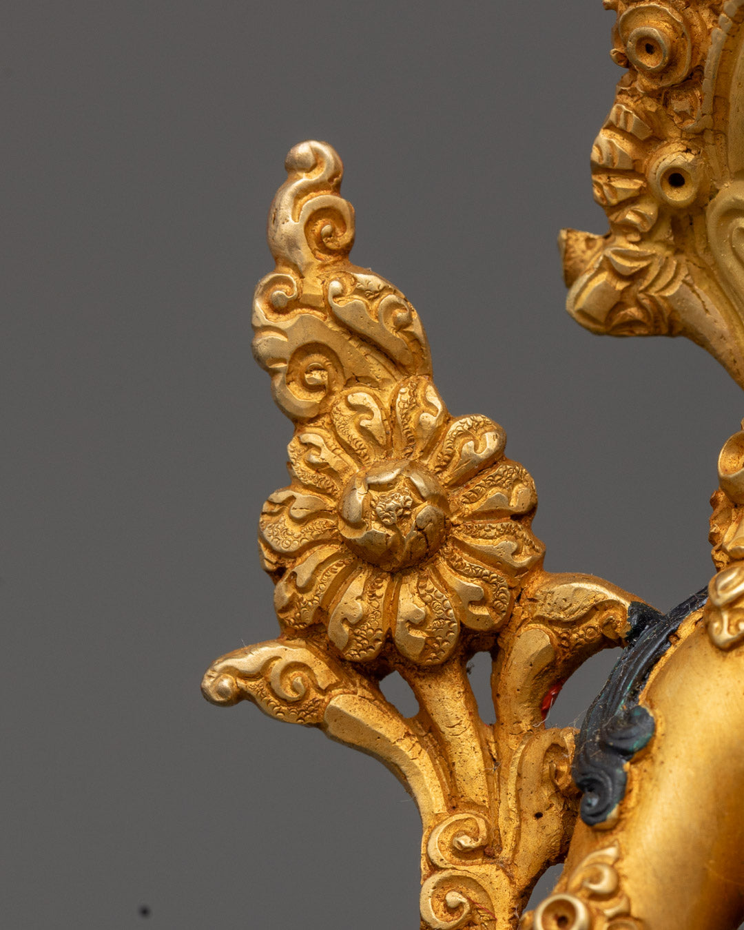 Green Tara Statue | Hand-Craved Buddhist Sculpture
