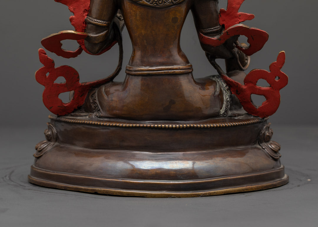 Green Arya Tara Statue | Tibetan Buddhism