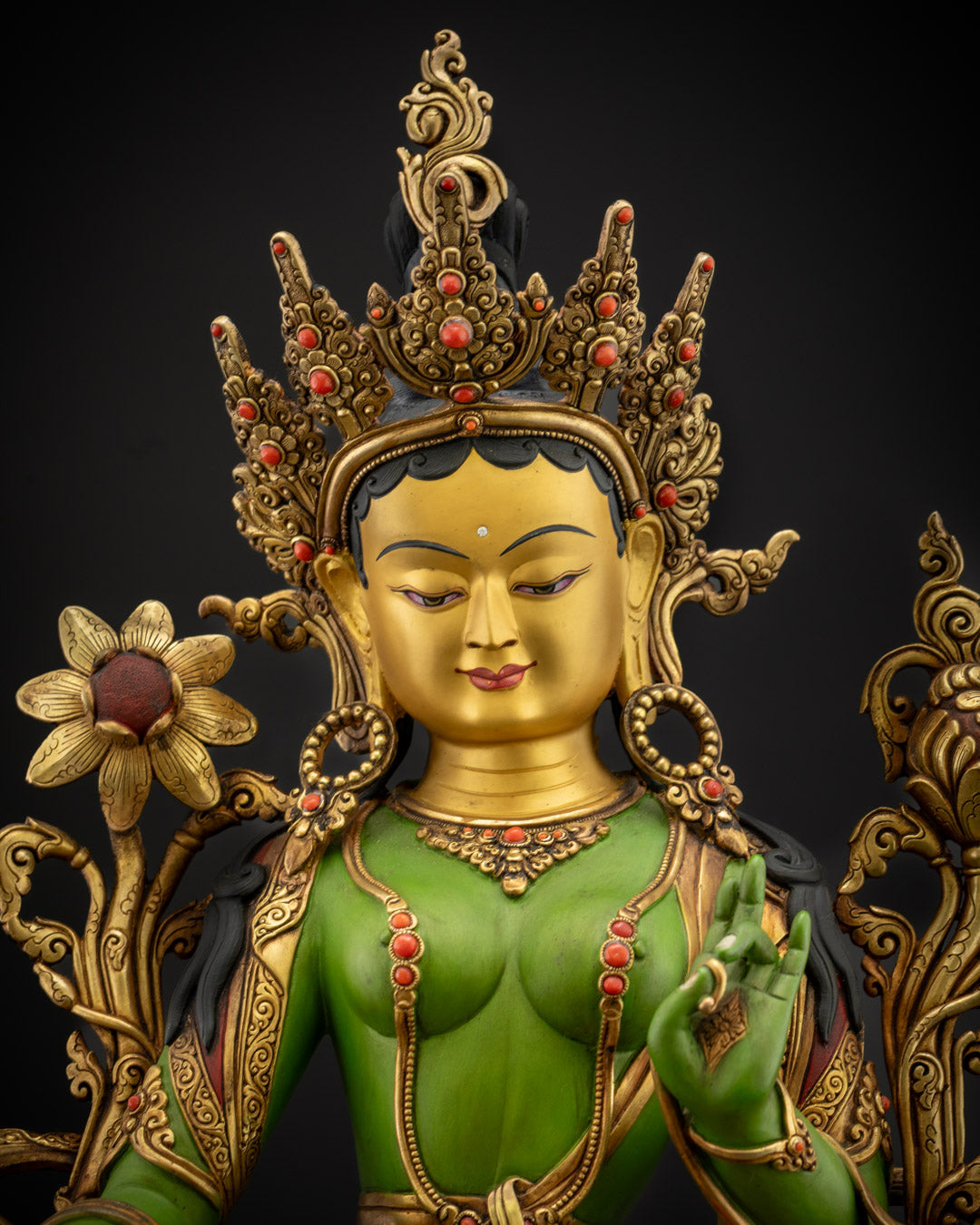 Green Tara Statue | Buddhist Symbol of Enlightenment