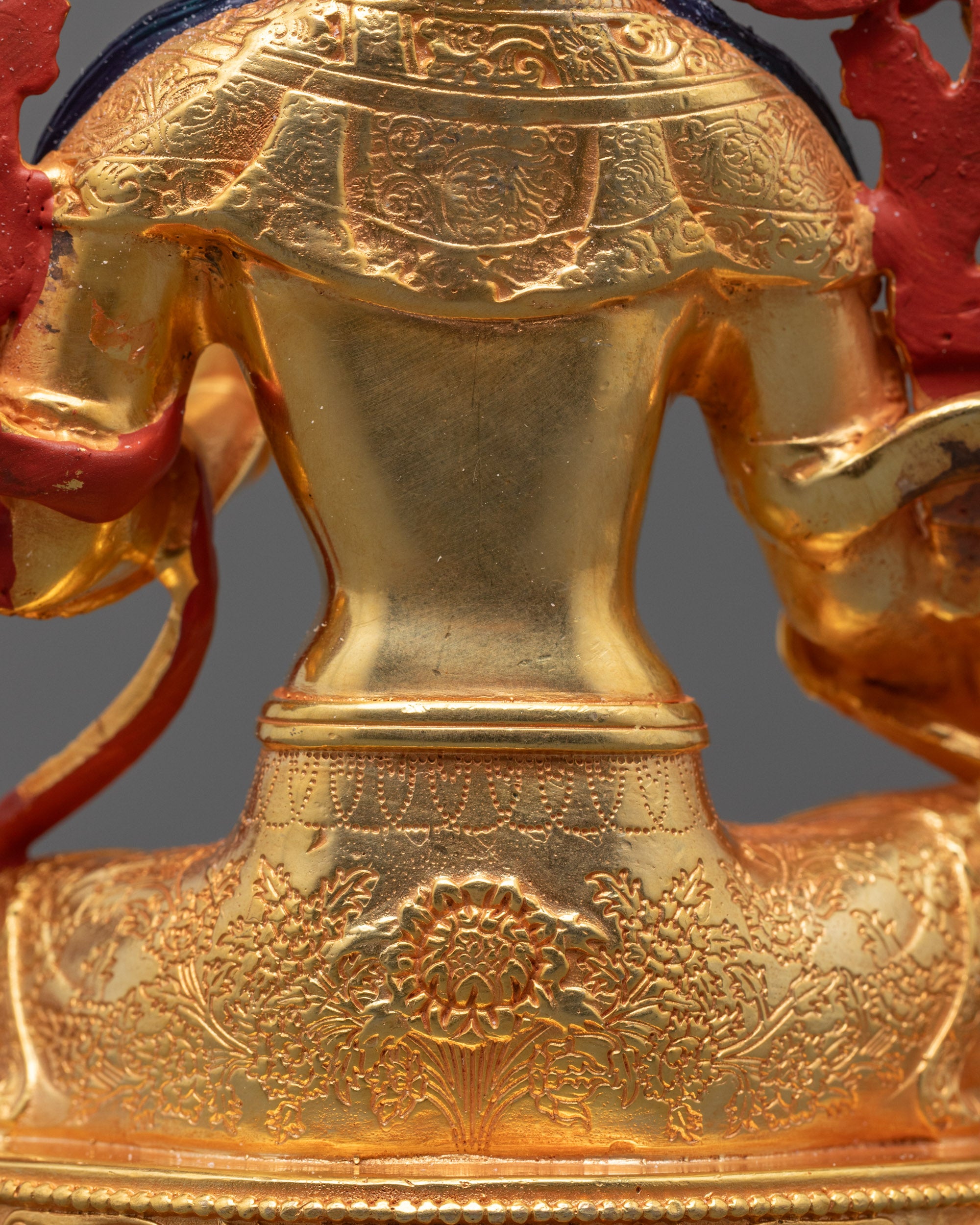 Green Tara Statue Machine-Made | Traditional Nepalese Sculpture