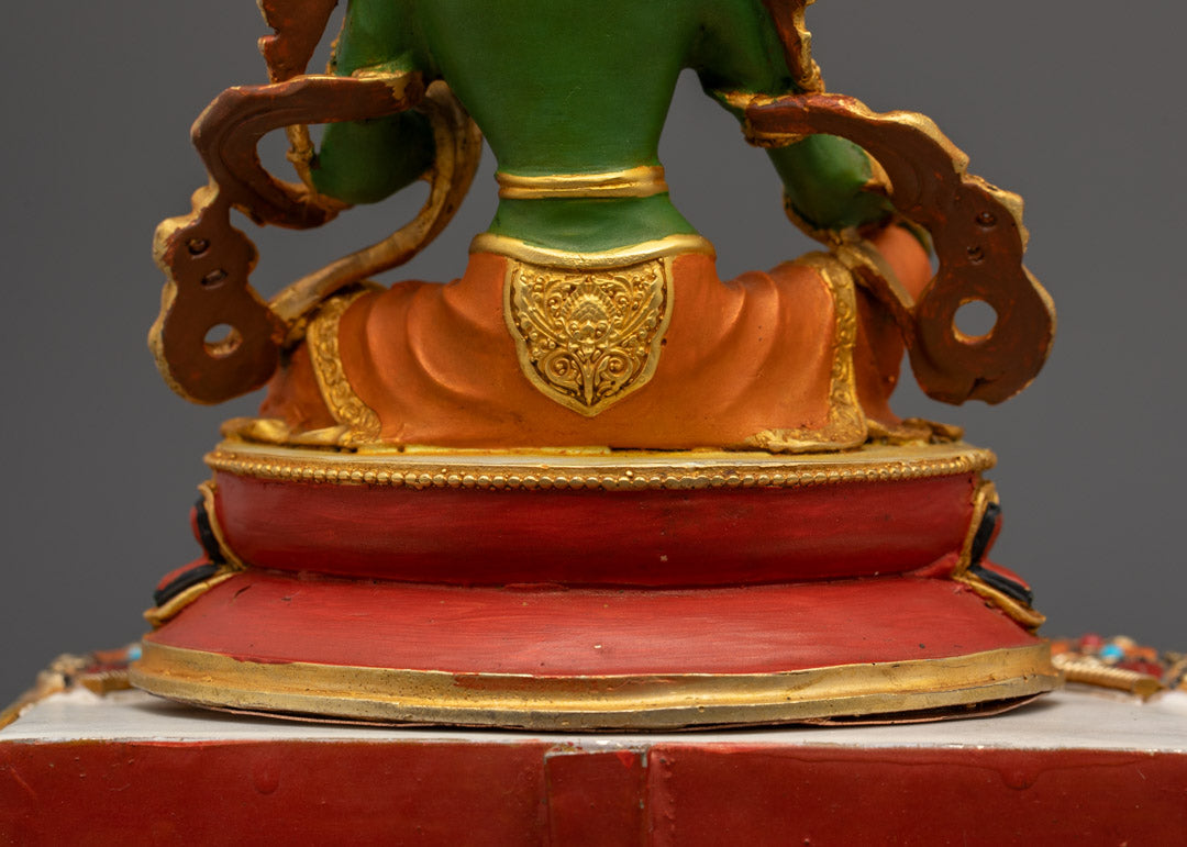 Arya Tara Green Tara Idol Statue | Bodhisattva Figurine