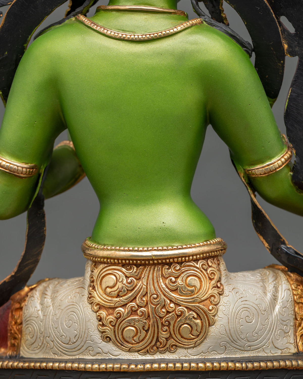 Green Tara Sculpture – Hand-Painted Mother of Liberation Statue