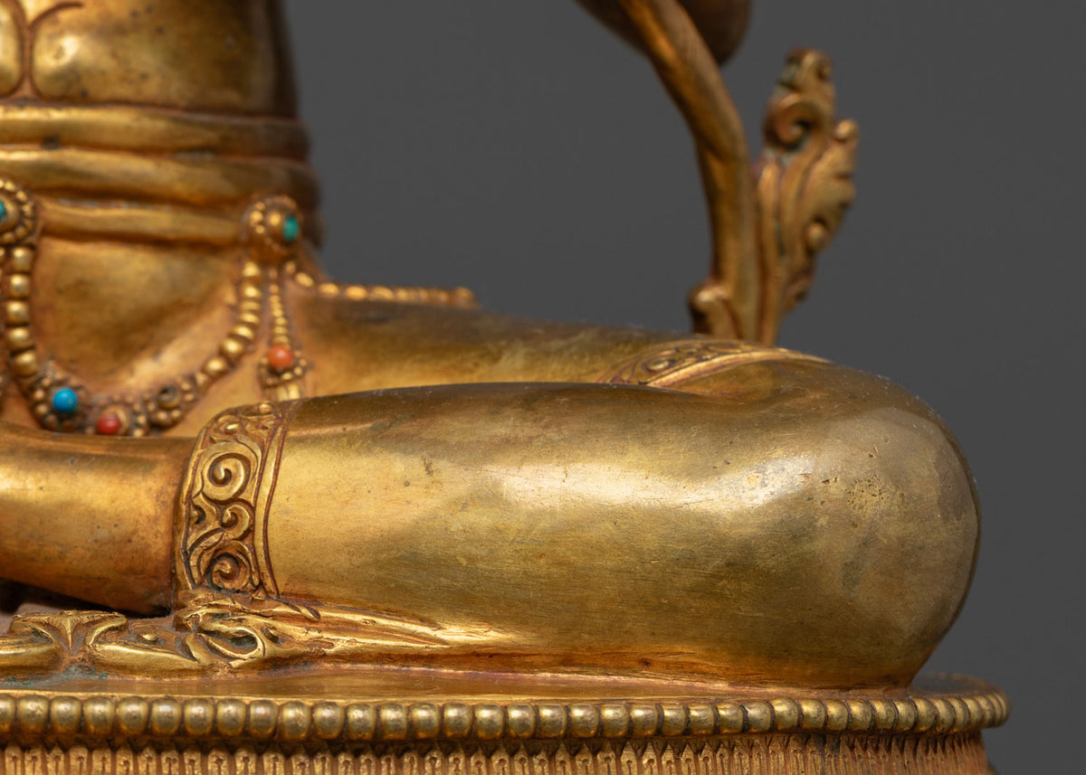 Green Tara Statue from Nepal: Elegance and Spirituality