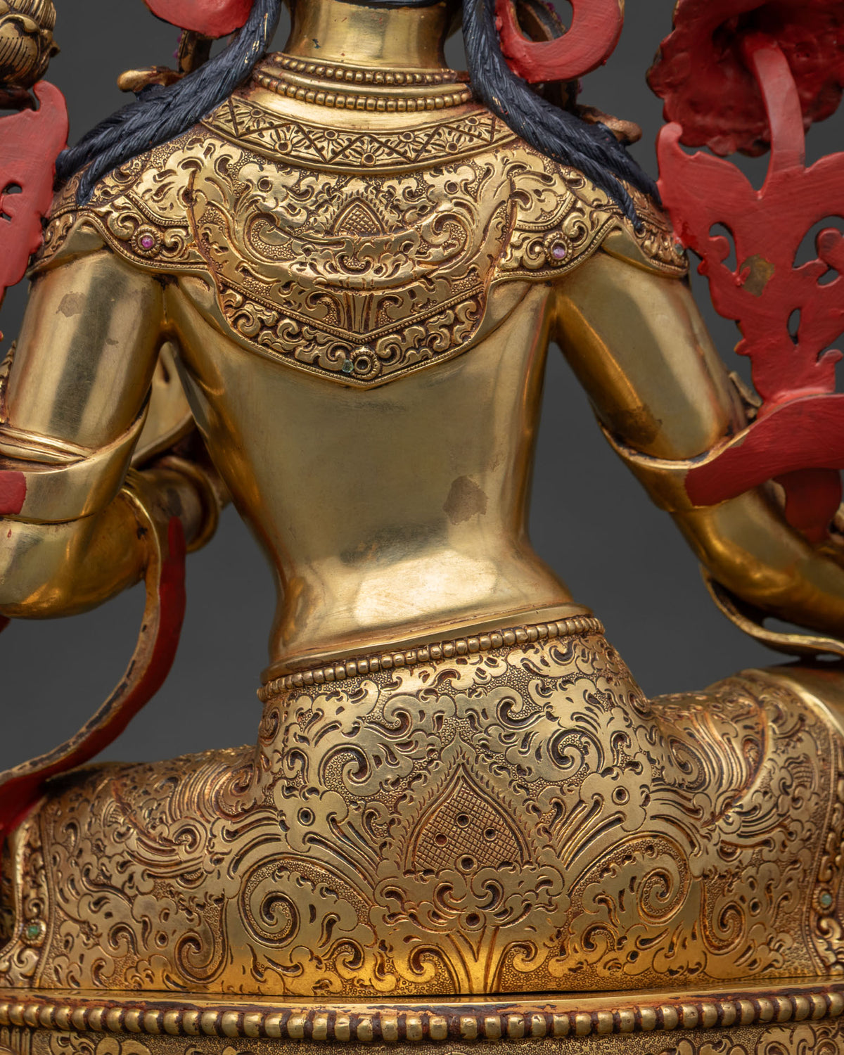 Savior Green Tara Statue | Handcarved Copper Sculpture from Nepal