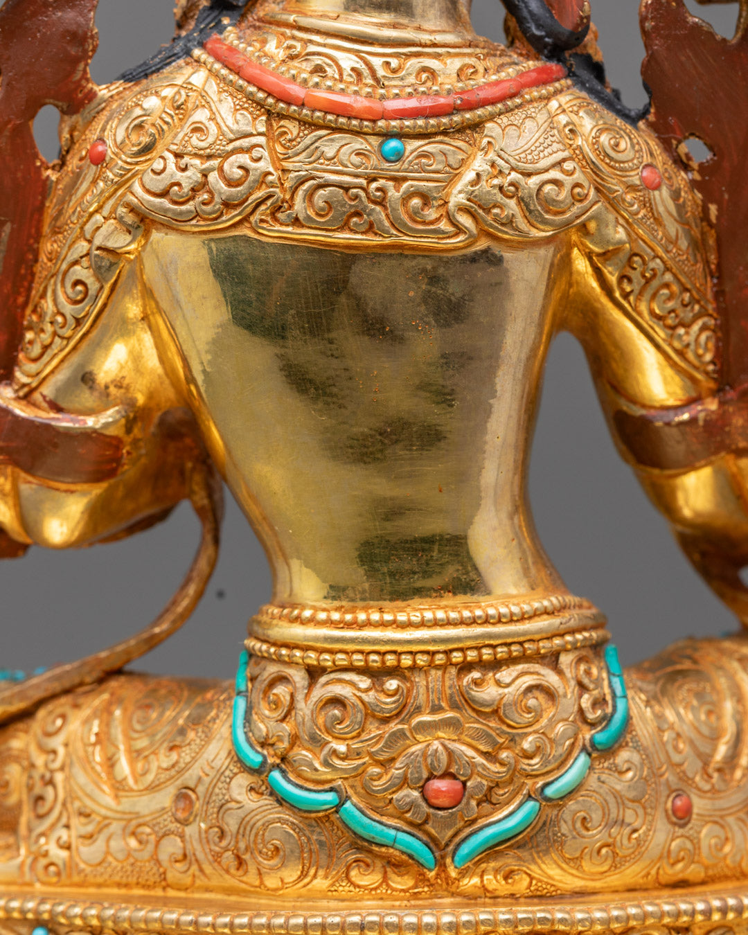 Handmade Premium Green Tara Sculpture | Buddhist Goddess of Compassion