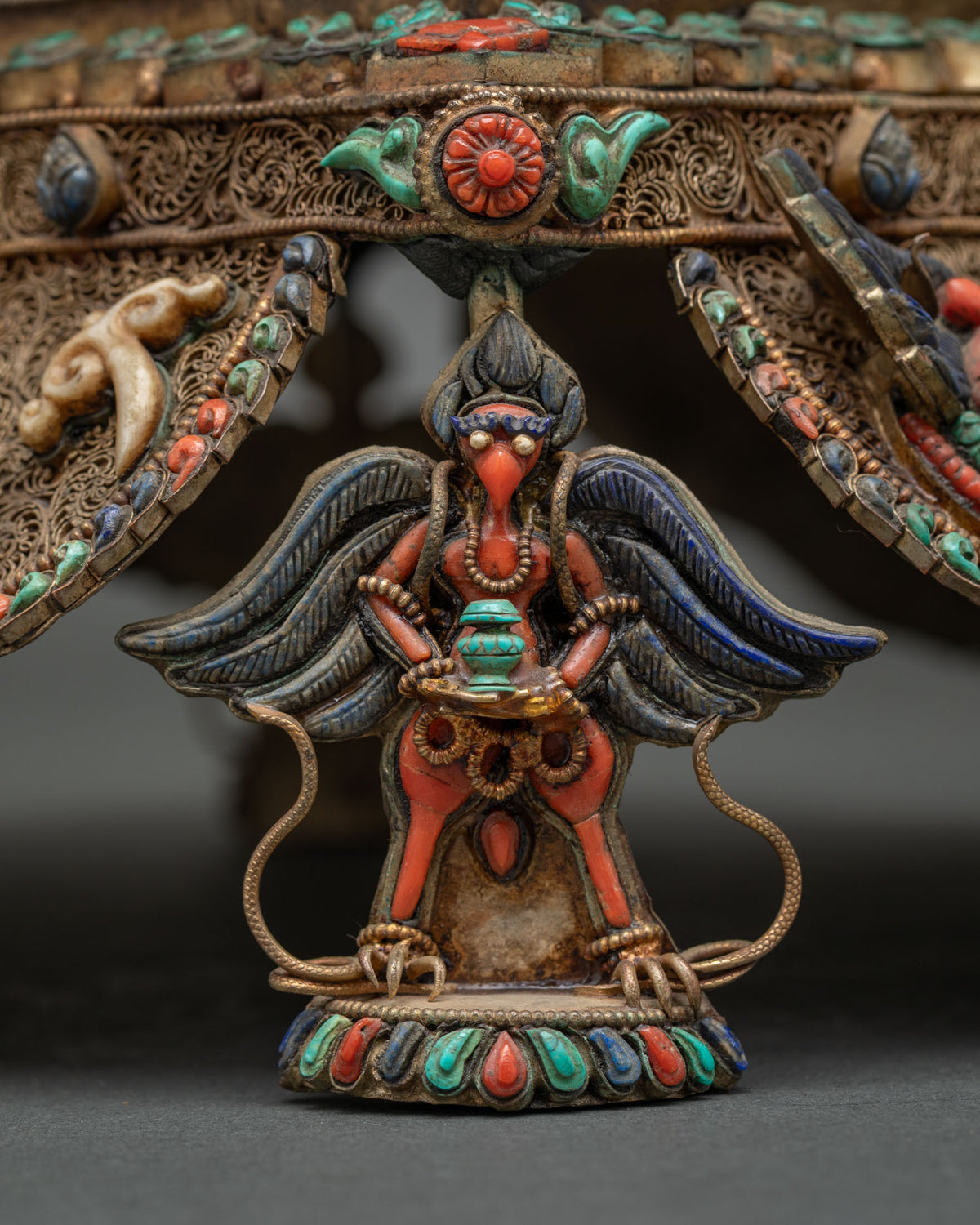 Lapis Lazuli Green Tara Statue | Compassionate Mother of All Buddhas