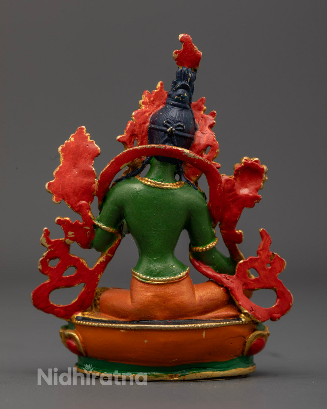 Green Colored Green Tara Statue | Buddhist Sculpture