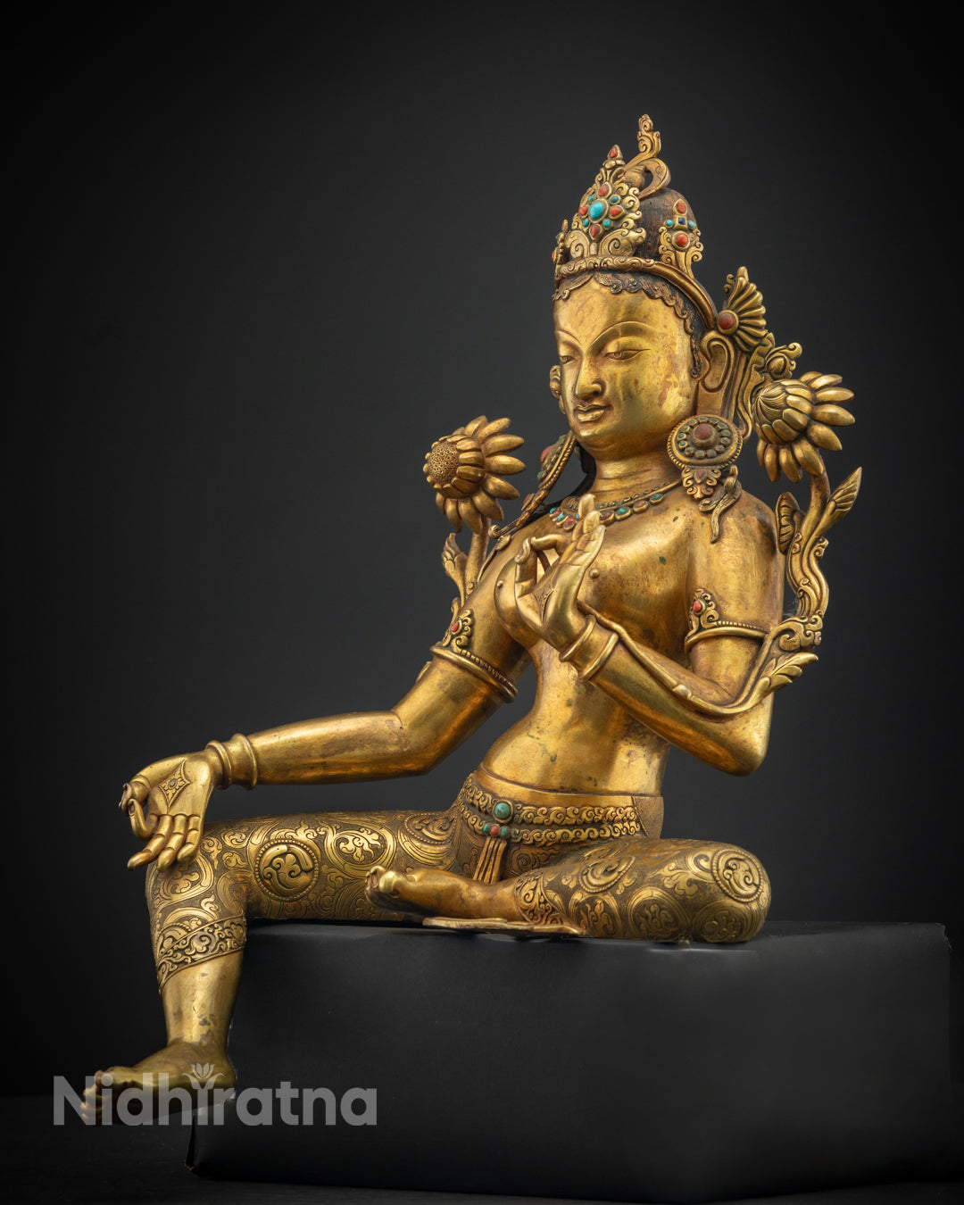 Seated Arya Tara Statue | Symbol of Compassionate Grace