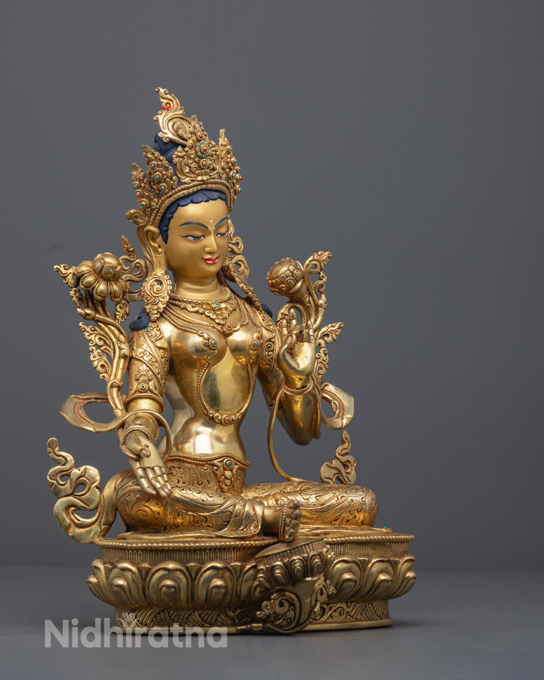 Buy Green Tara Statue | Buddhist Goddess