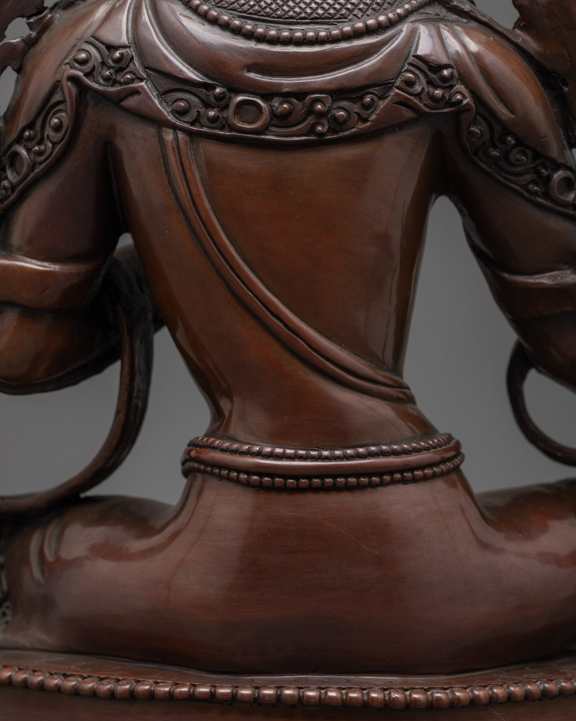 Mystical Oxidized Green Tara Statue | Timeless Tibetan Deity