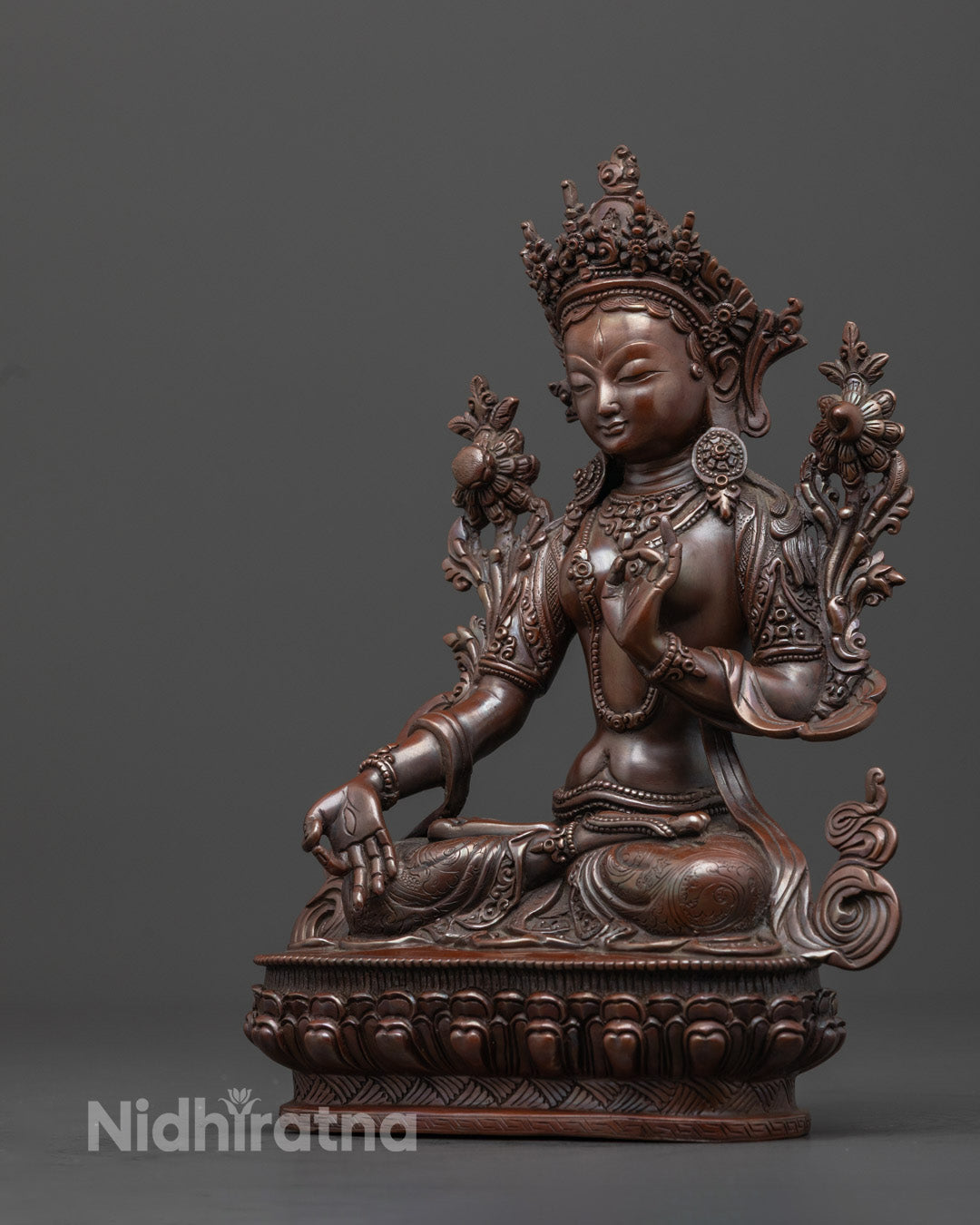 Sacred Oxidized White Tara | Traditional Tibetan Meditation