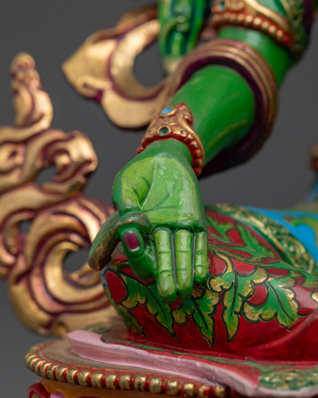 Green Tara Dolma Statue | Goddess in the Buddhist Pantheon