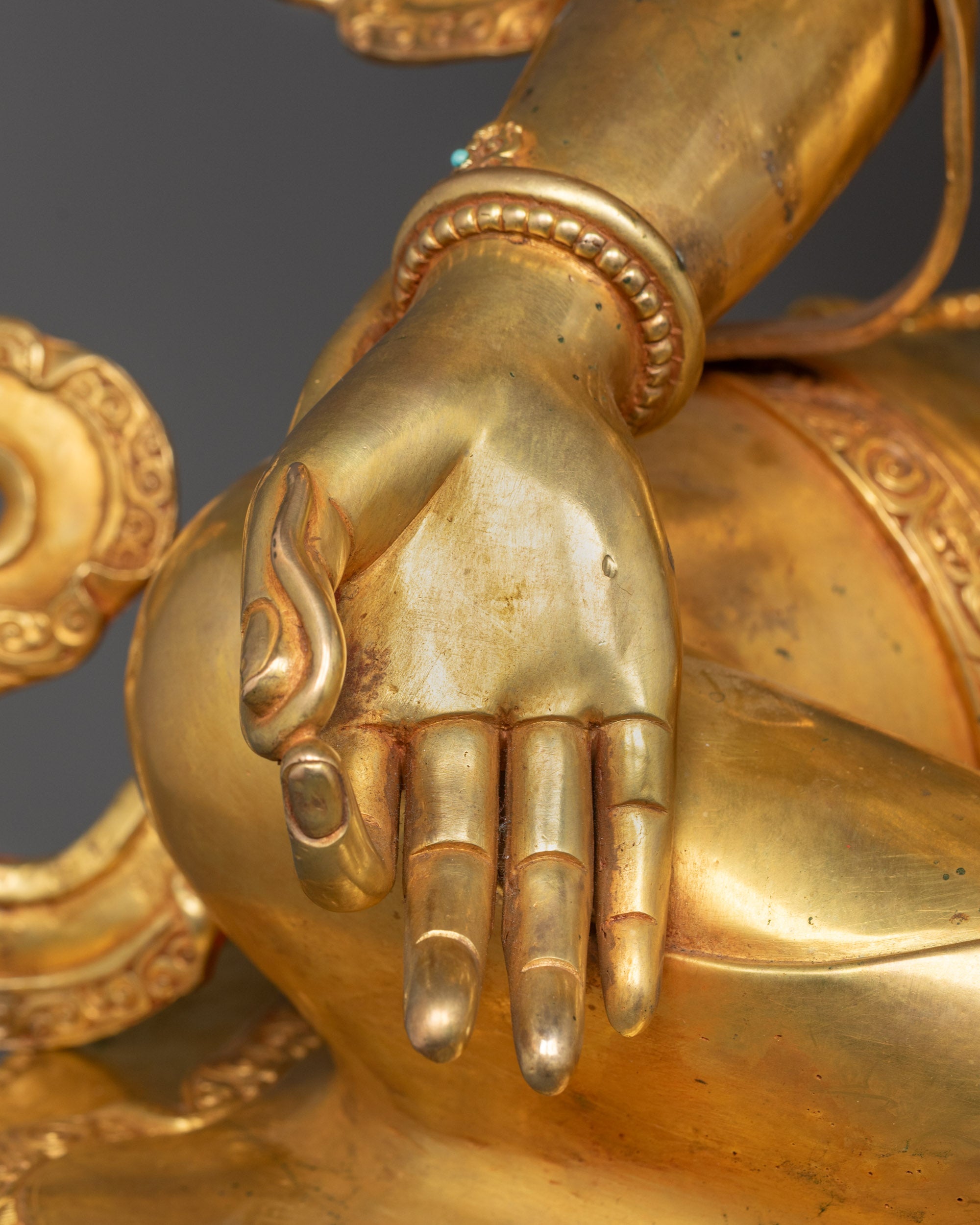 Green Tara Statue | Sacred Himalayan Art for Peace