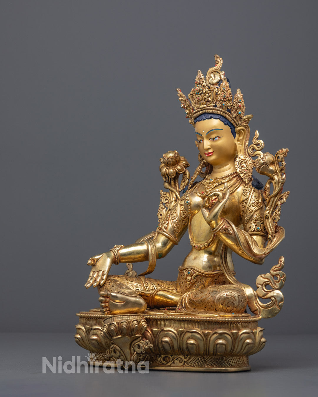 Buy Green Tara Statue | Buddhist Goddess
