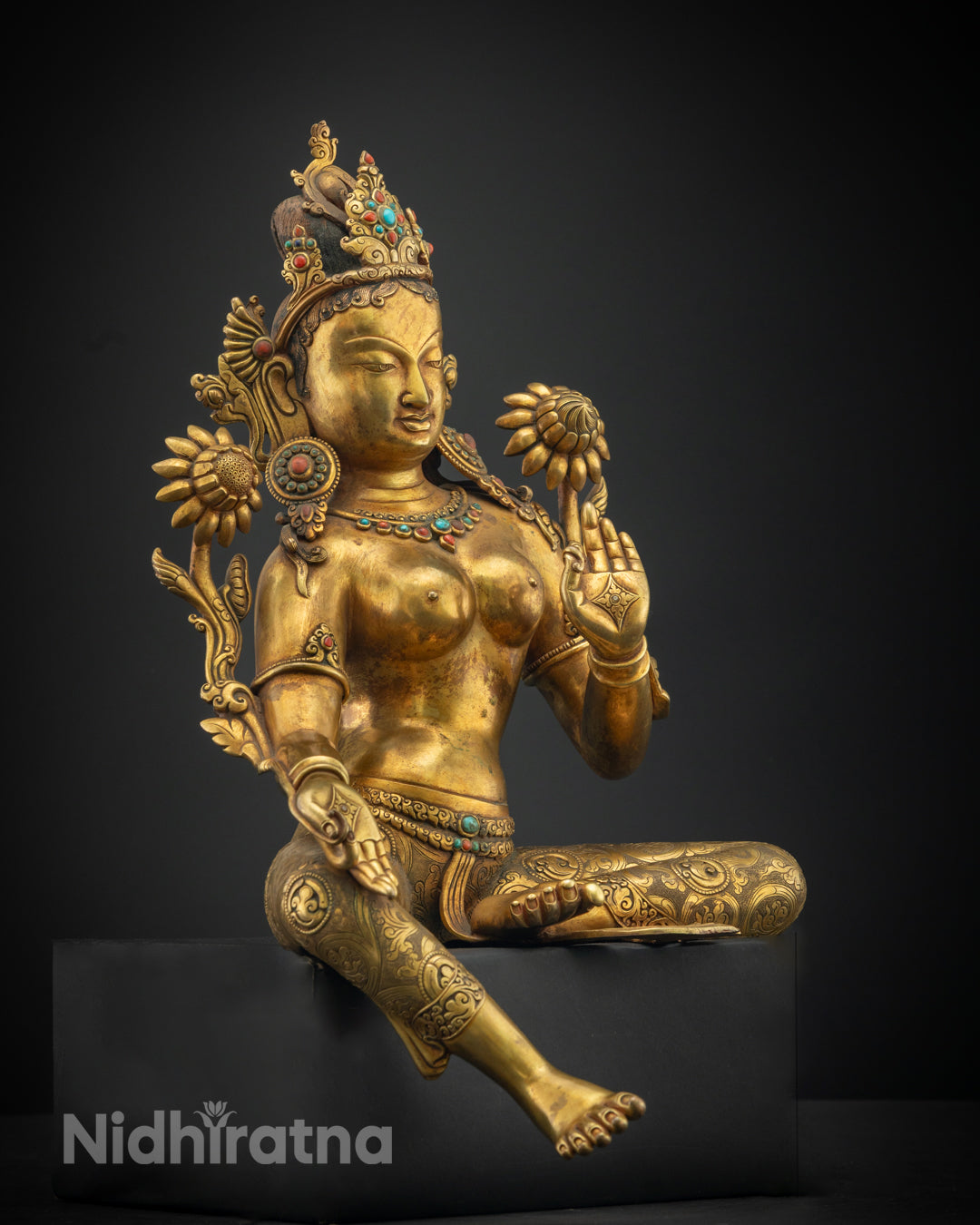 Seated Arya Tara Statue | Symbol of Compassionate Grace