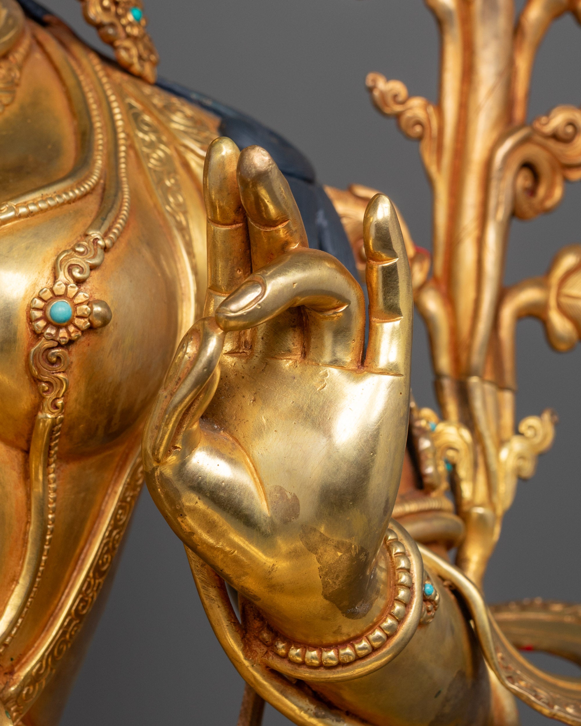 Green Tara Statue | Sacred Himalayan Art for Peace