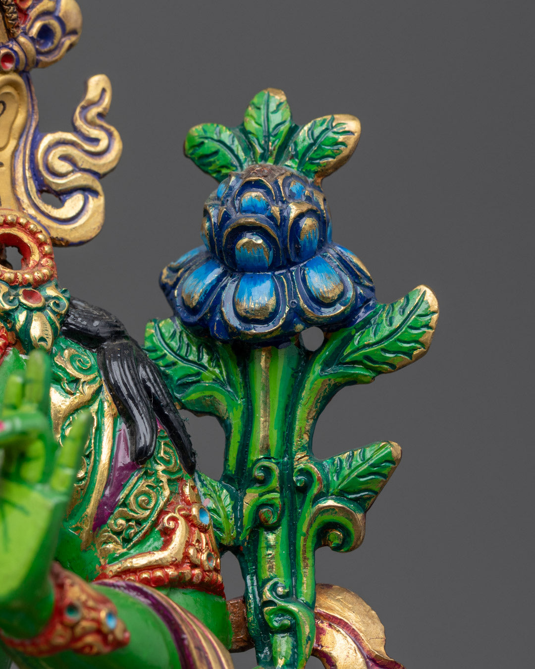 Green Tara Dolma Statue | Goddess in the Buddhist Pantheon