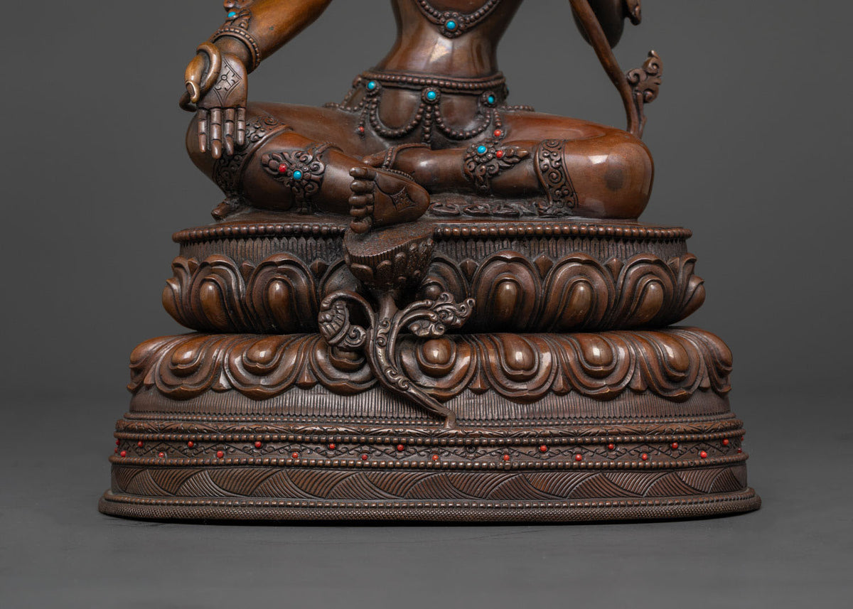 Divine Green Tara Sculpture: A Guardian of Compassion
