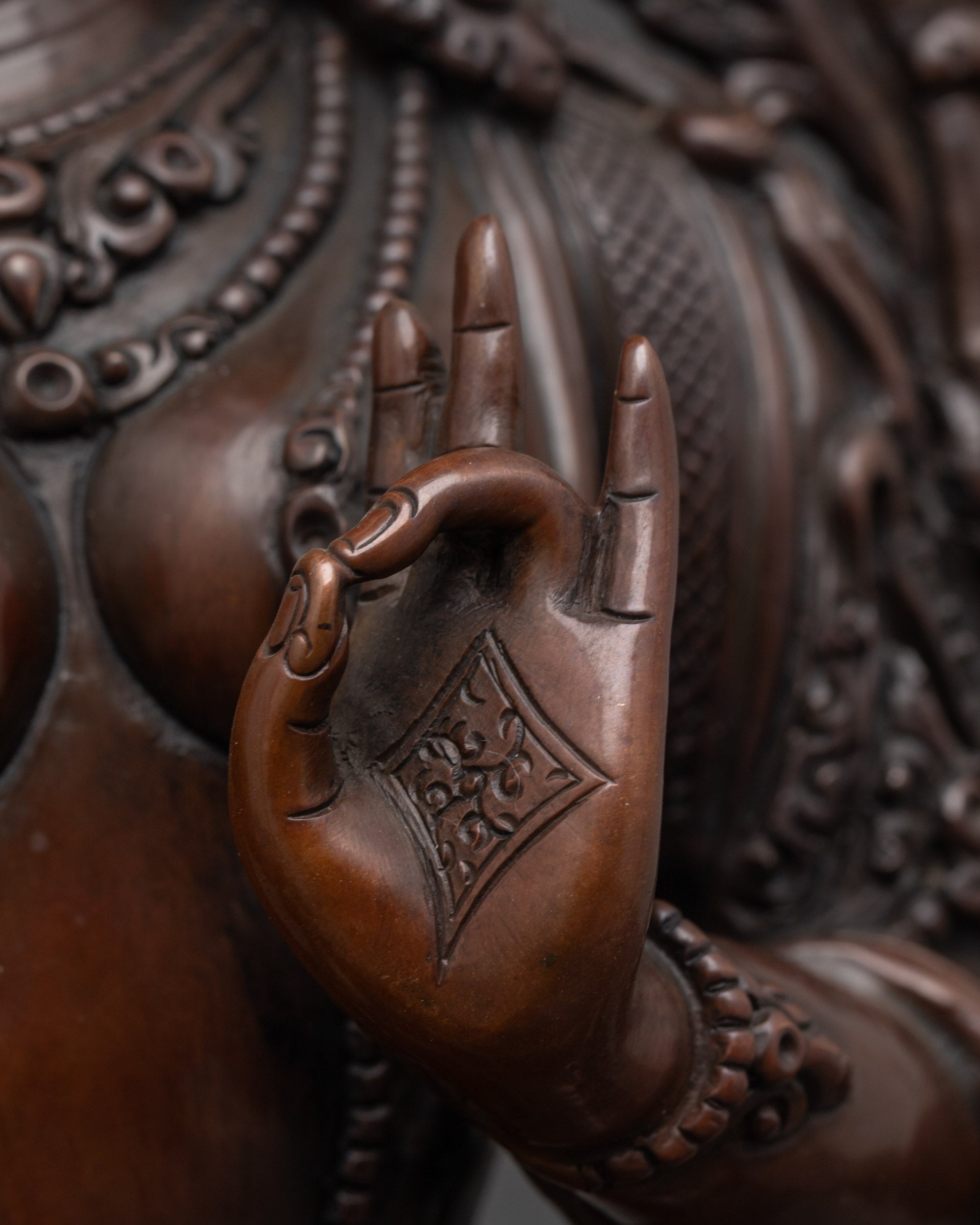 Mystical Oxidized Green Tara Statue | Timeless Tibetan Deity