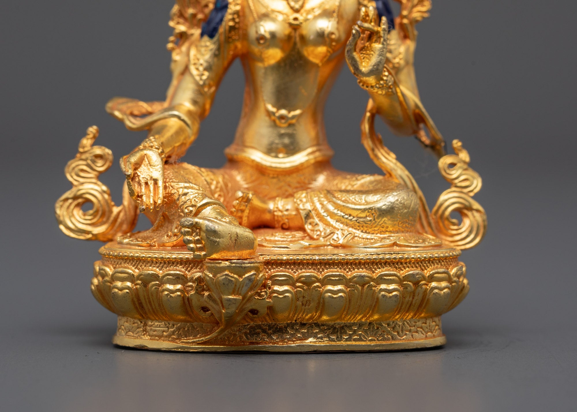 Blessed Green Tara Statue | Tibetan Buddhist Compassionate Savior