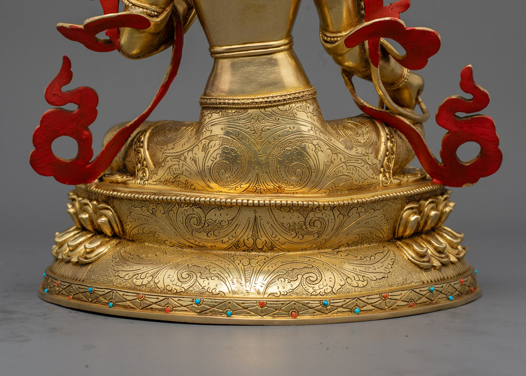 Green Tara Statue | Buddhist Goddess of Compassion