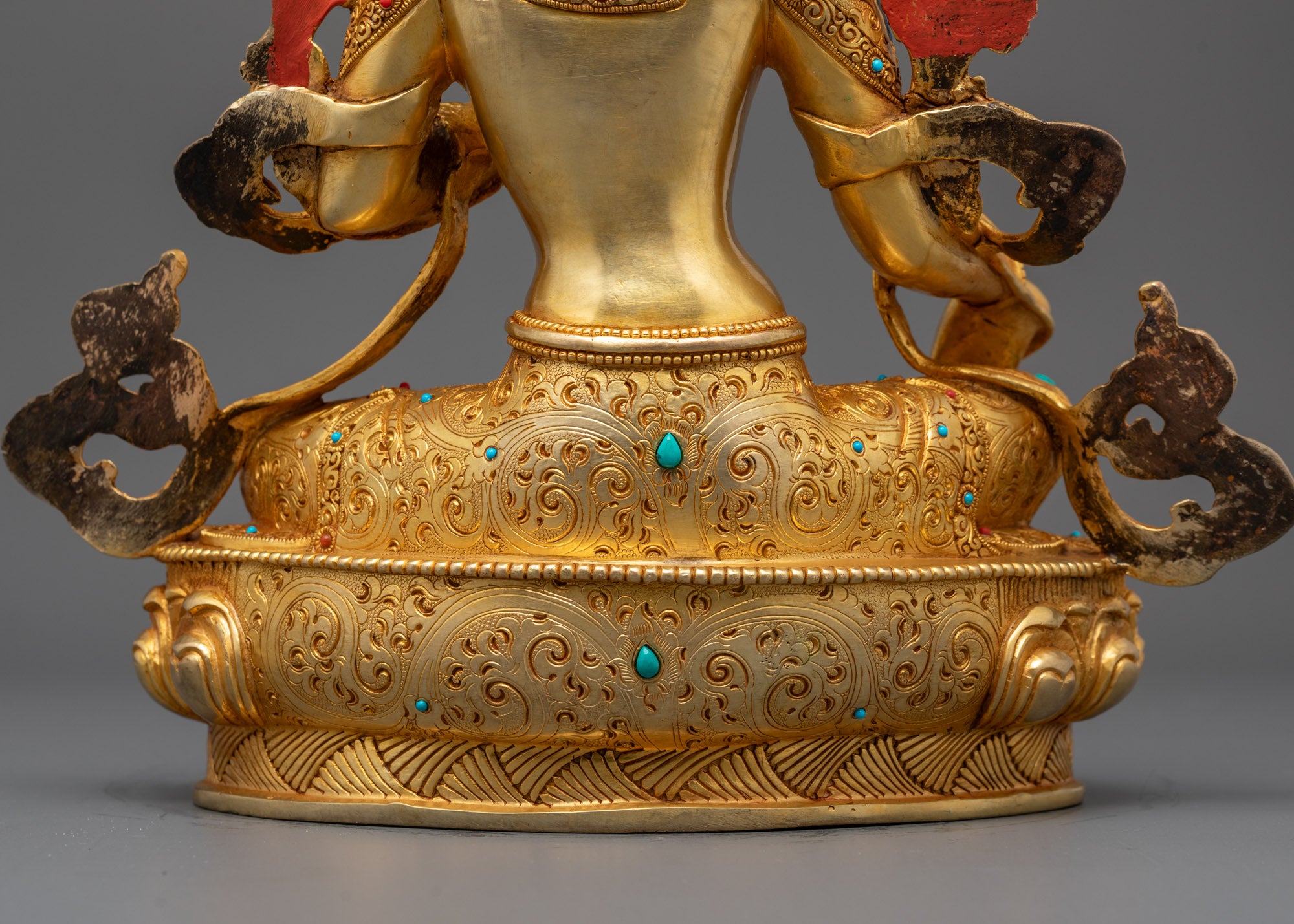 Premium Hand-Carved Green Tara Statue from Nepal