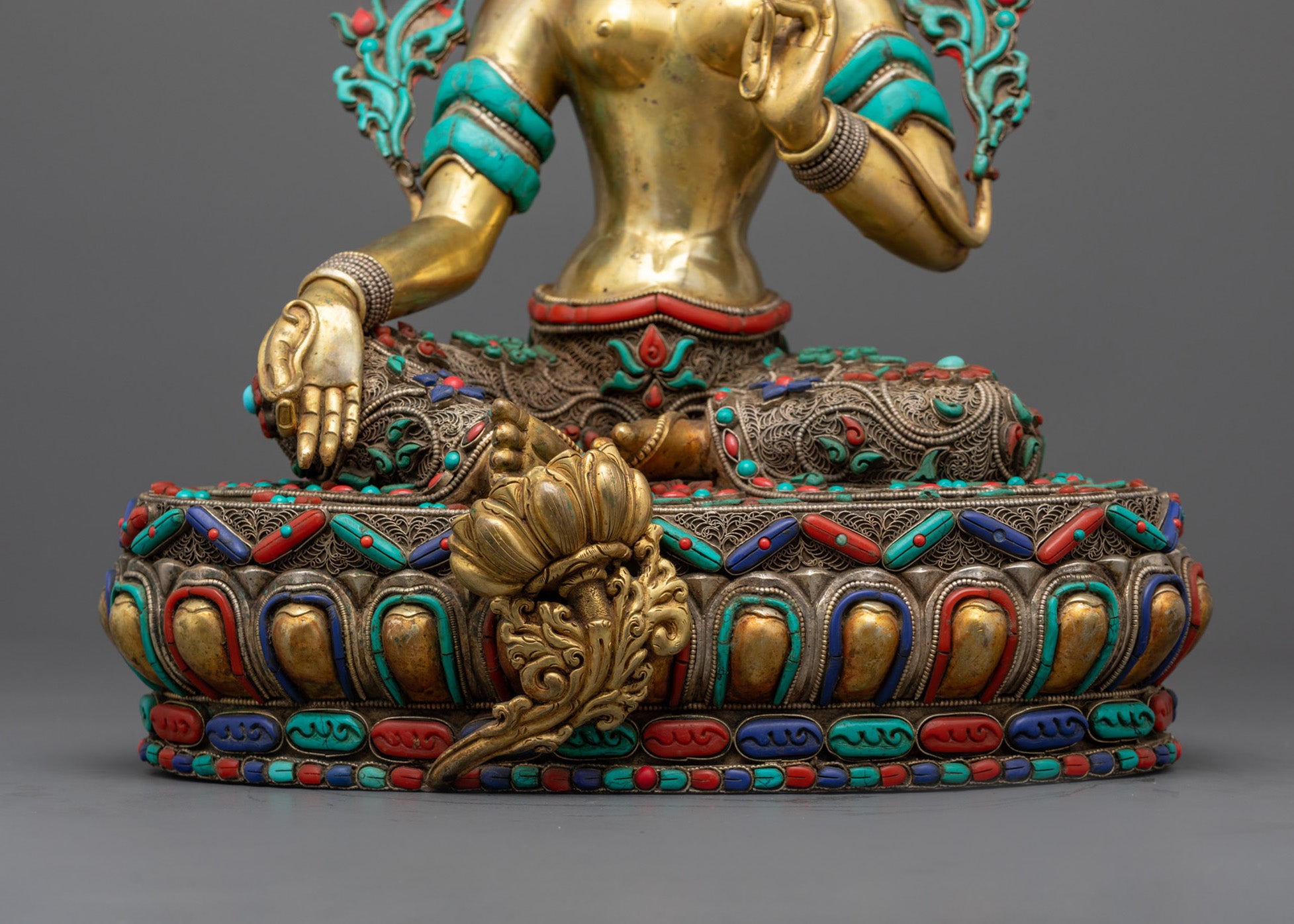 Goddess Green Tara Statue | Handmade Himalayan Protector