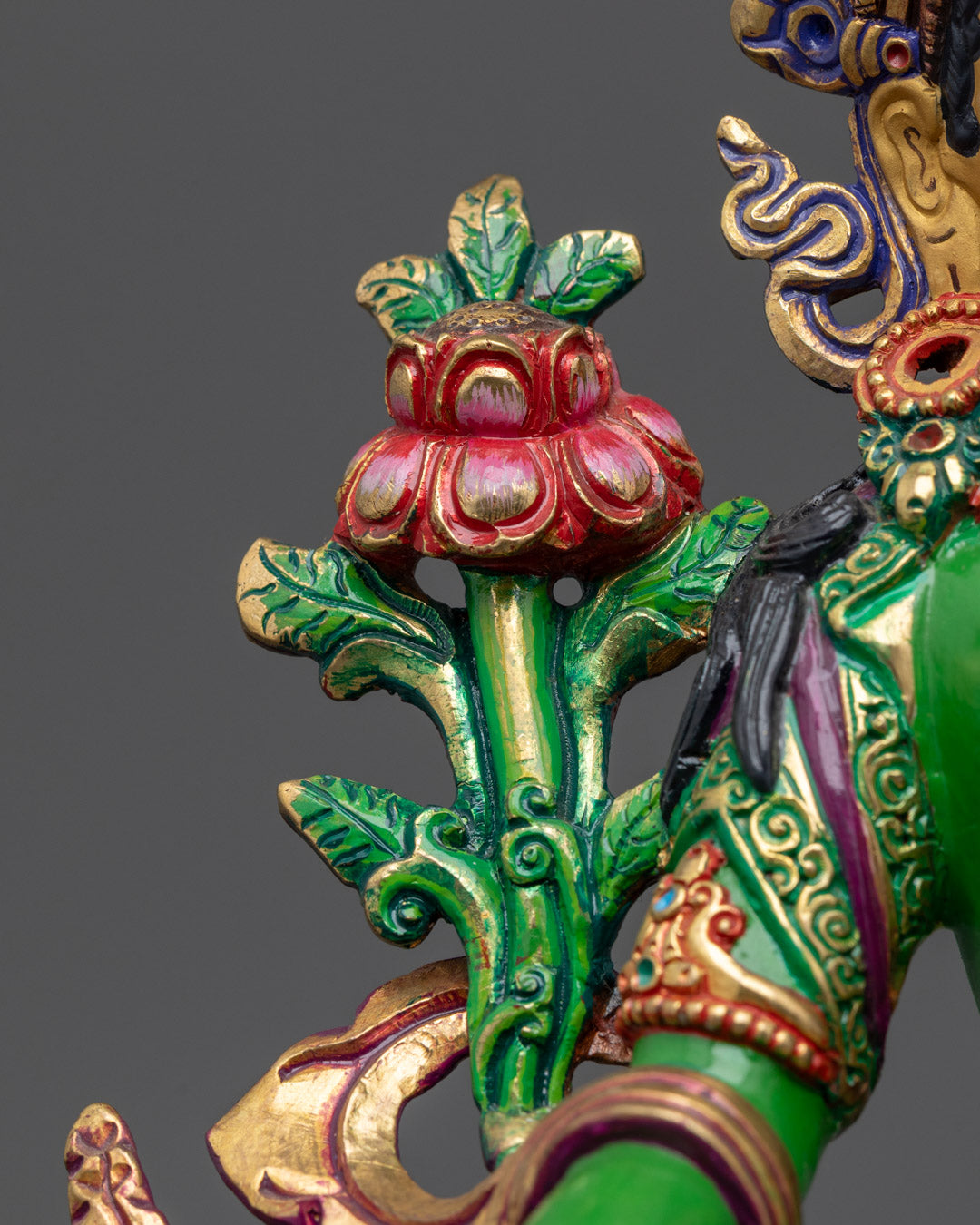 Green Tara Dolma Statue | Goddess in the Buddhist Pantheon
