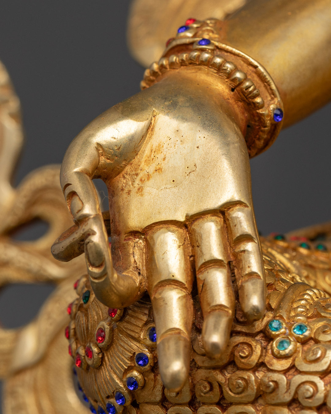 Nepal-Made Green Tara Statue | Traditional Lost Wax Buddhist Art