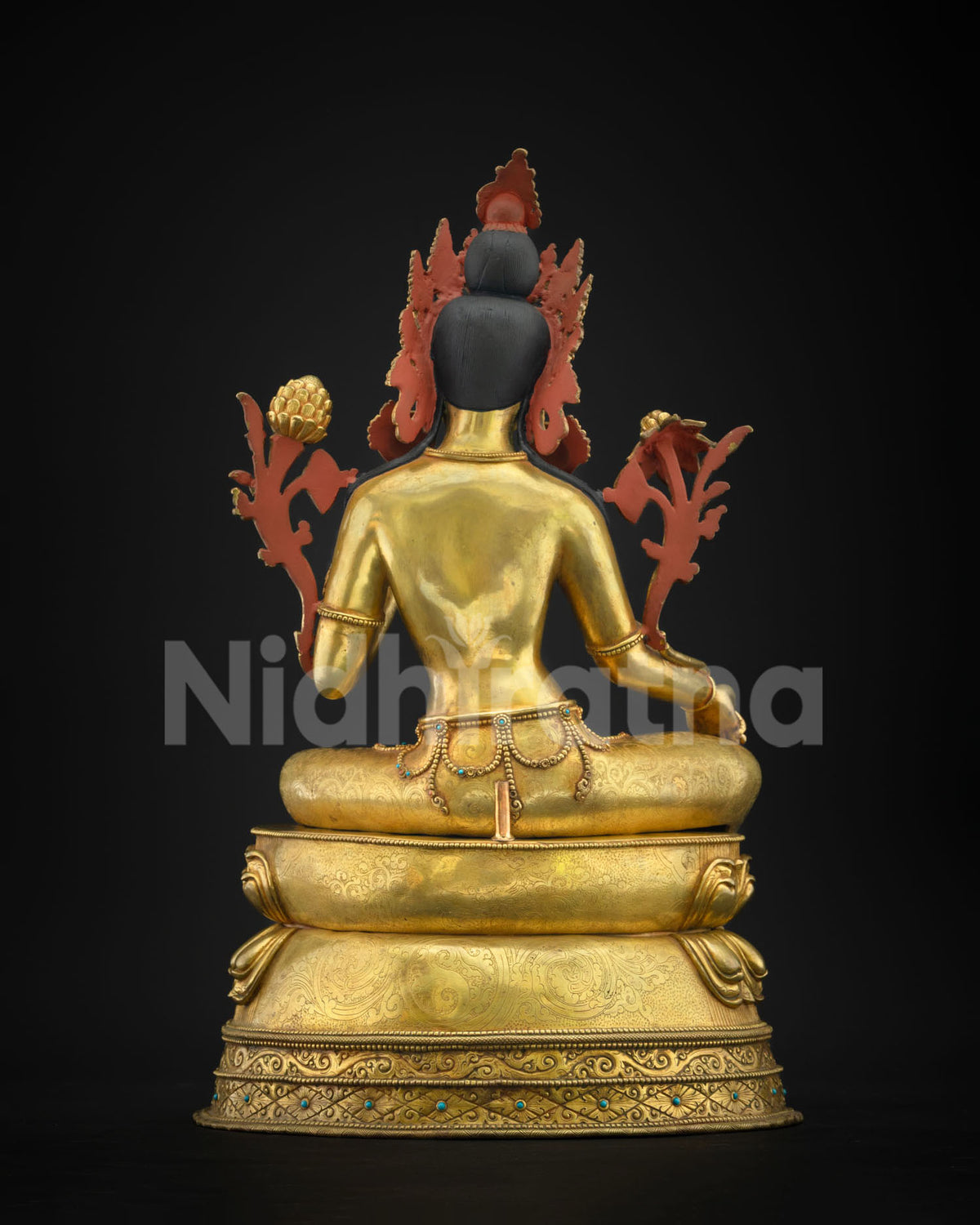 24" Buddhist Green Tara Statue | Himalayan Sacred Art