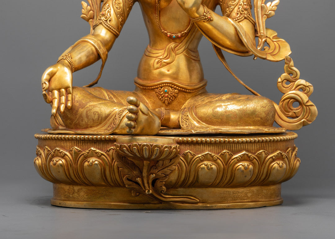 Buy Authentic Green Tara Statue from Nepal