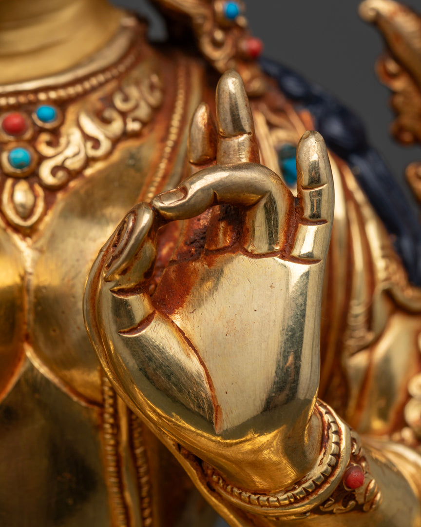 Divine Green Tara Statue | Handcrafted Tibetan Buddhist Deity