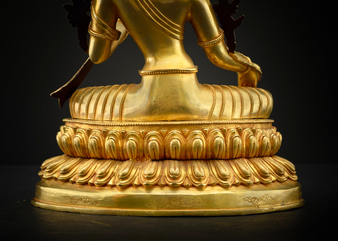 Green Tara Statue | Compassionate Goddess