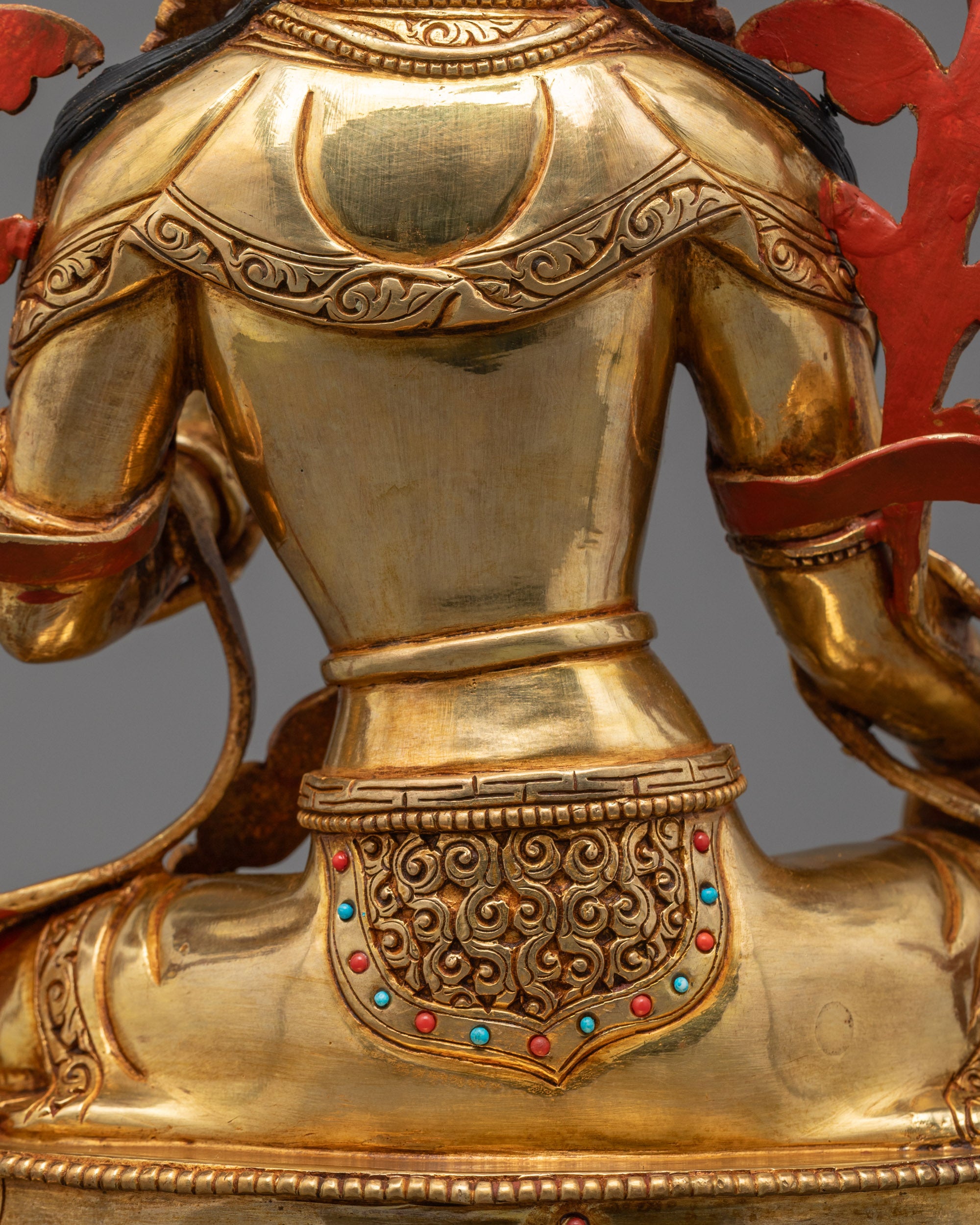 Green Tara Statue | Handcrafted Buddhist Goddess Figurine