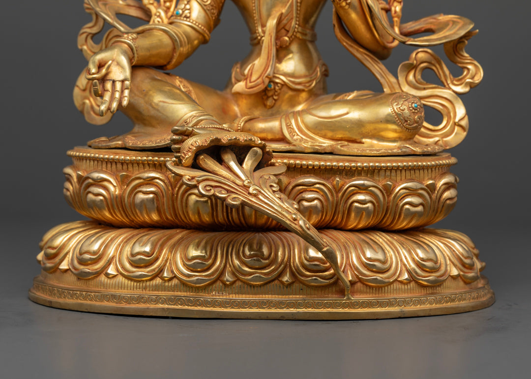 Green Tara Statue | Sacred Art for Healing