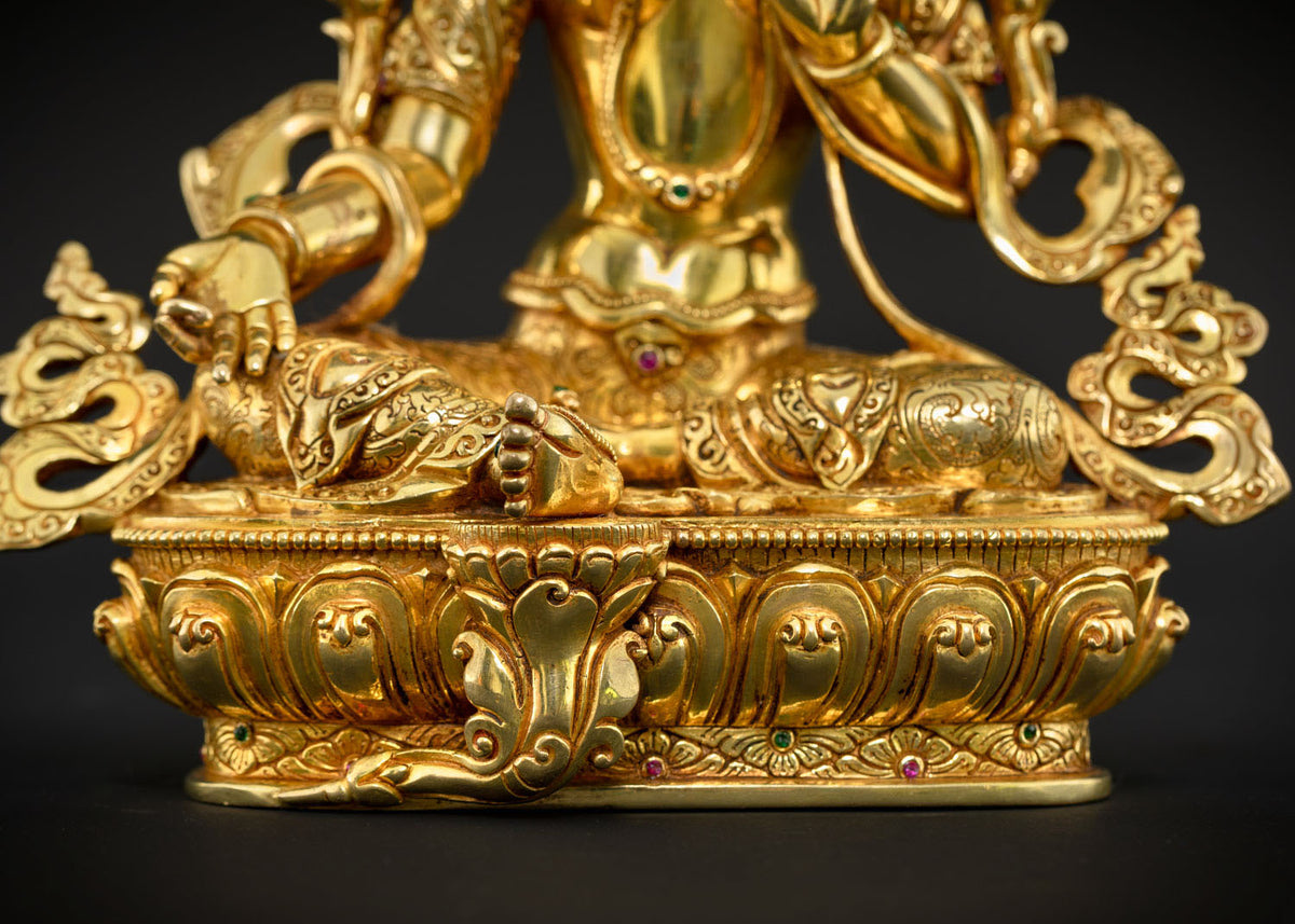 Jetsun Dolma Green Tara Goddess Statue | Compassionate Liberator