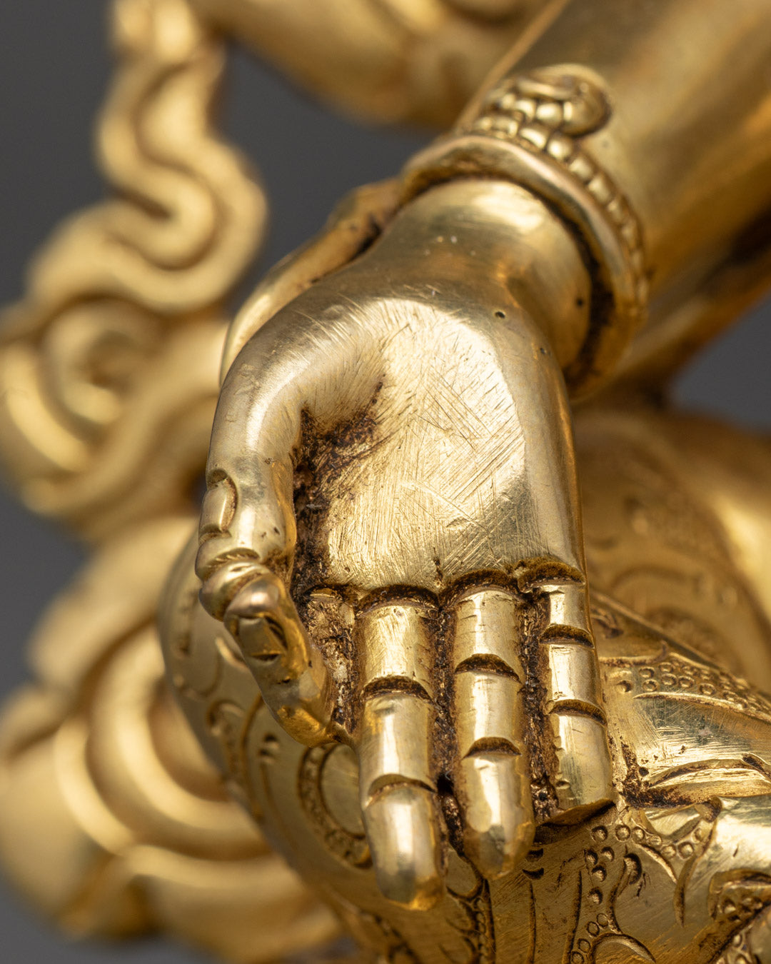 Sacred Green Tara Statue | Handmade Buddhist Goddess