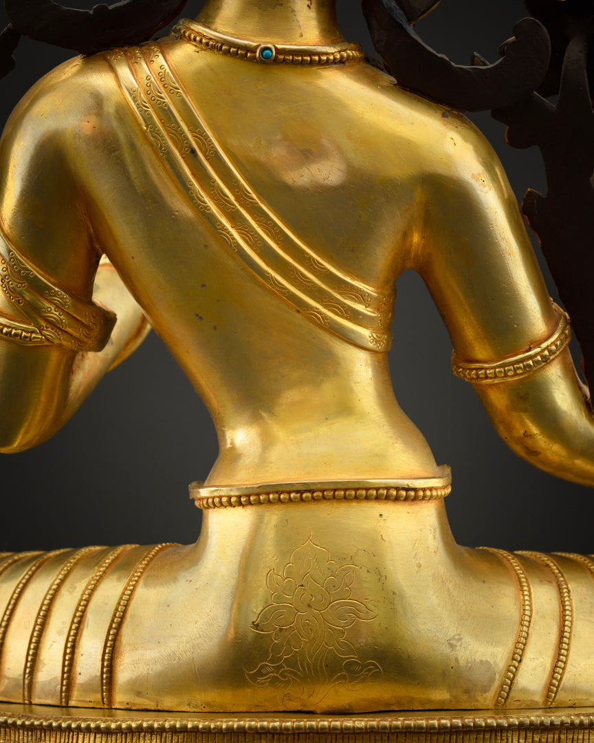 Green Tara Statue | Compassionate Goddess