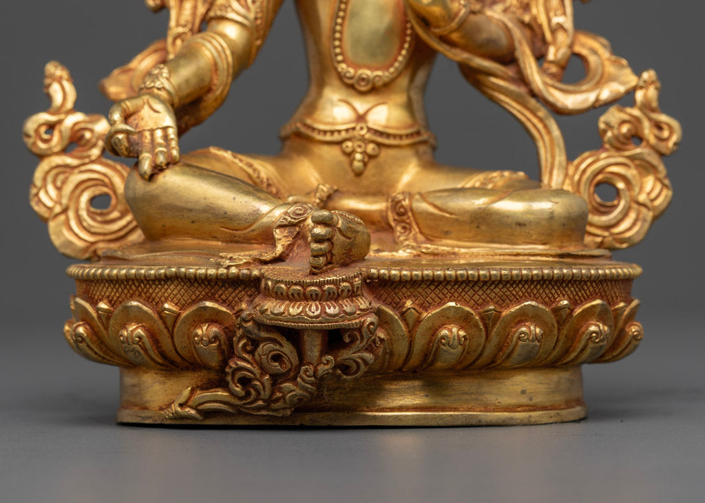 Tibetan Buddhist Green Tara Statue | Female Buddha Statue