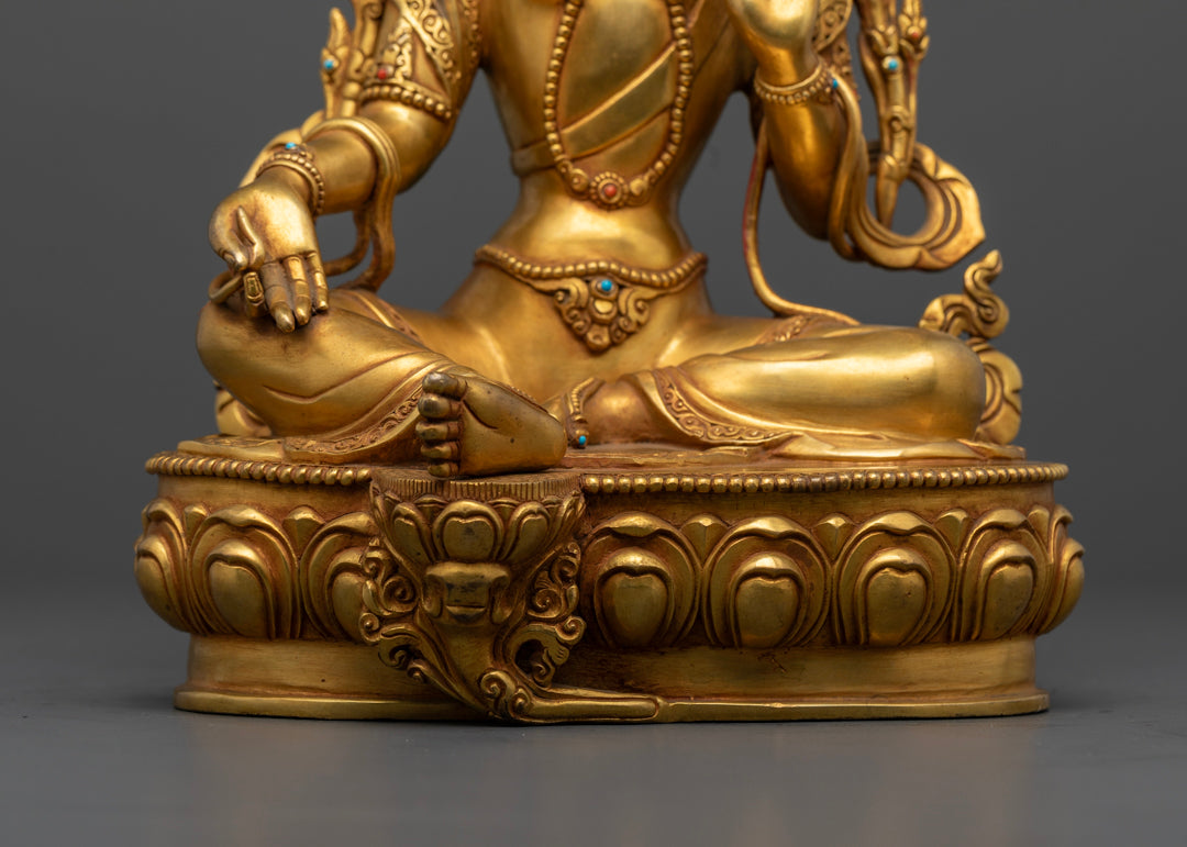 Divine Green Tara Statue | Sacred Art for Mindfulness