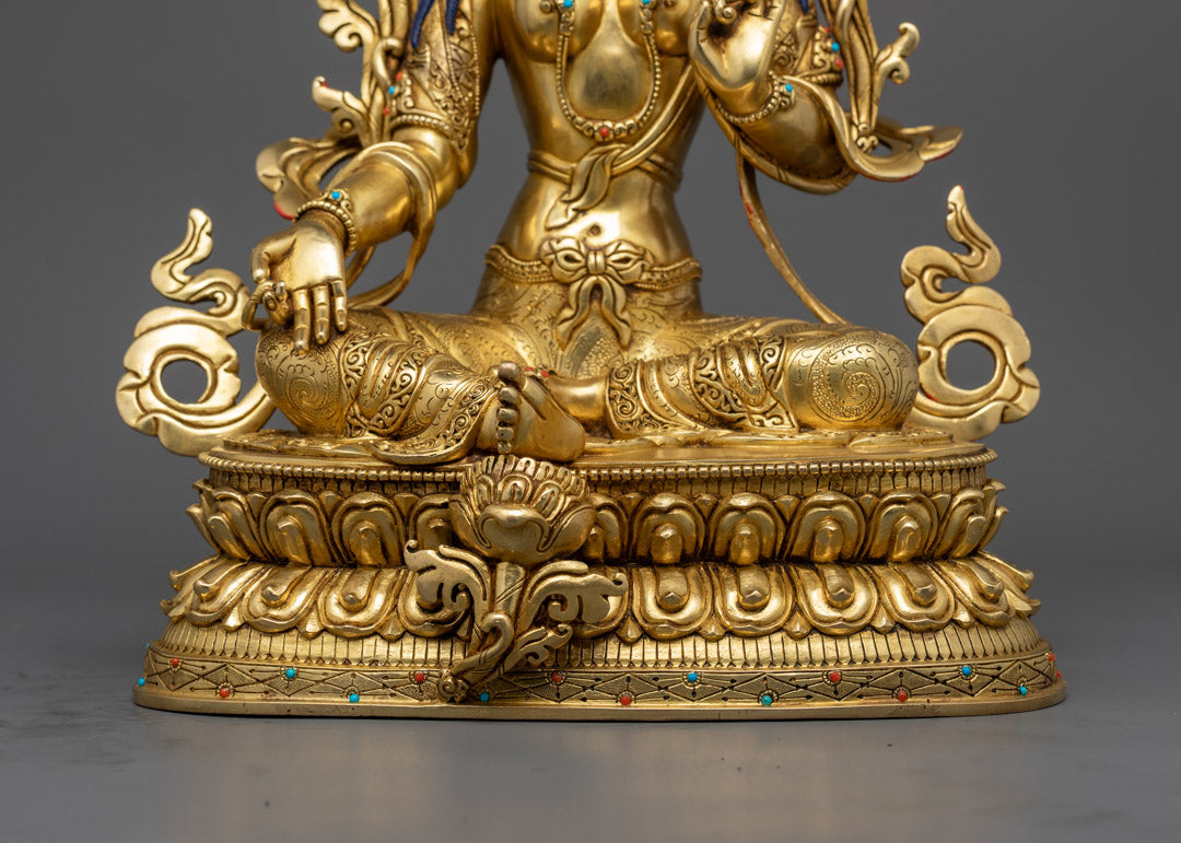 Green Tara Statue | Buddhist Goddess of Compassion