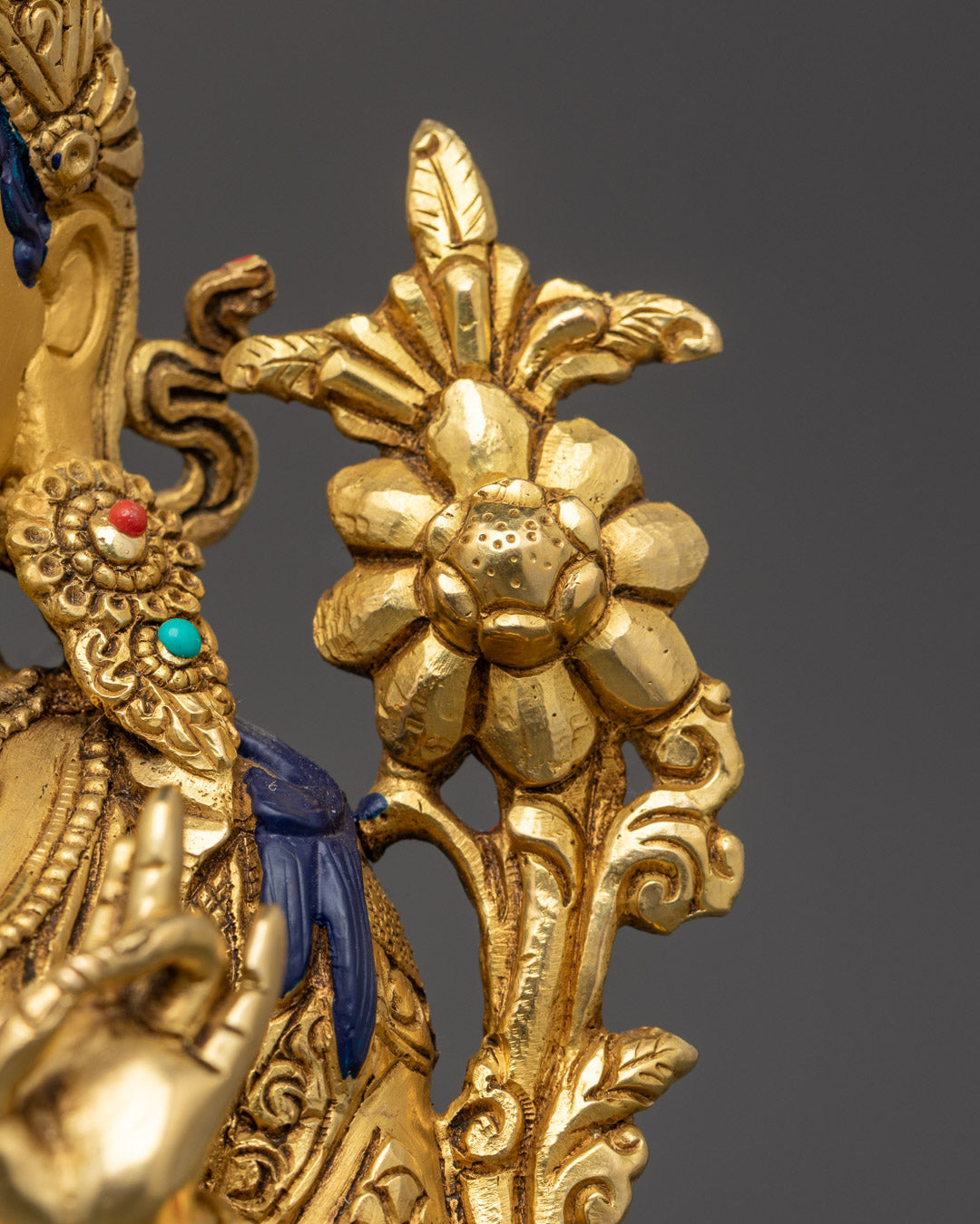 Sacred Green Tara Statue | Handmade Buddhist Goddess