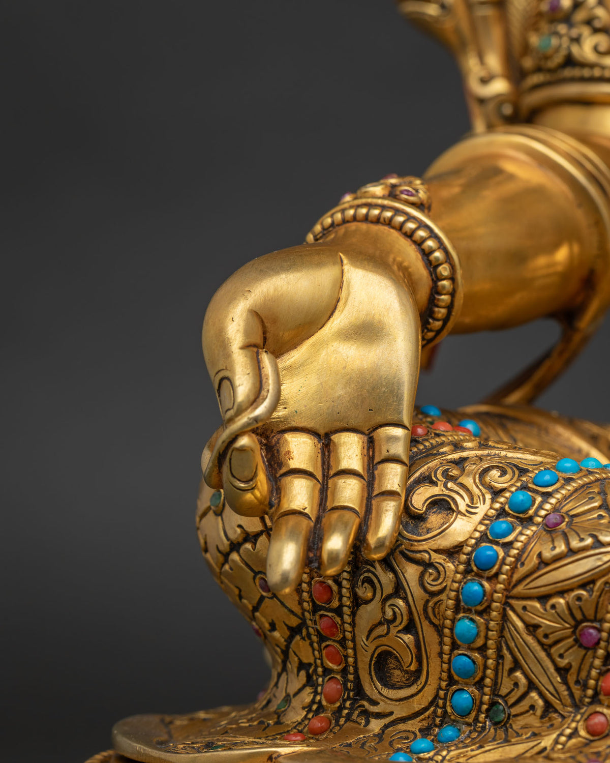 The Green Tara Statue | Protector From The Eight Great Fears
