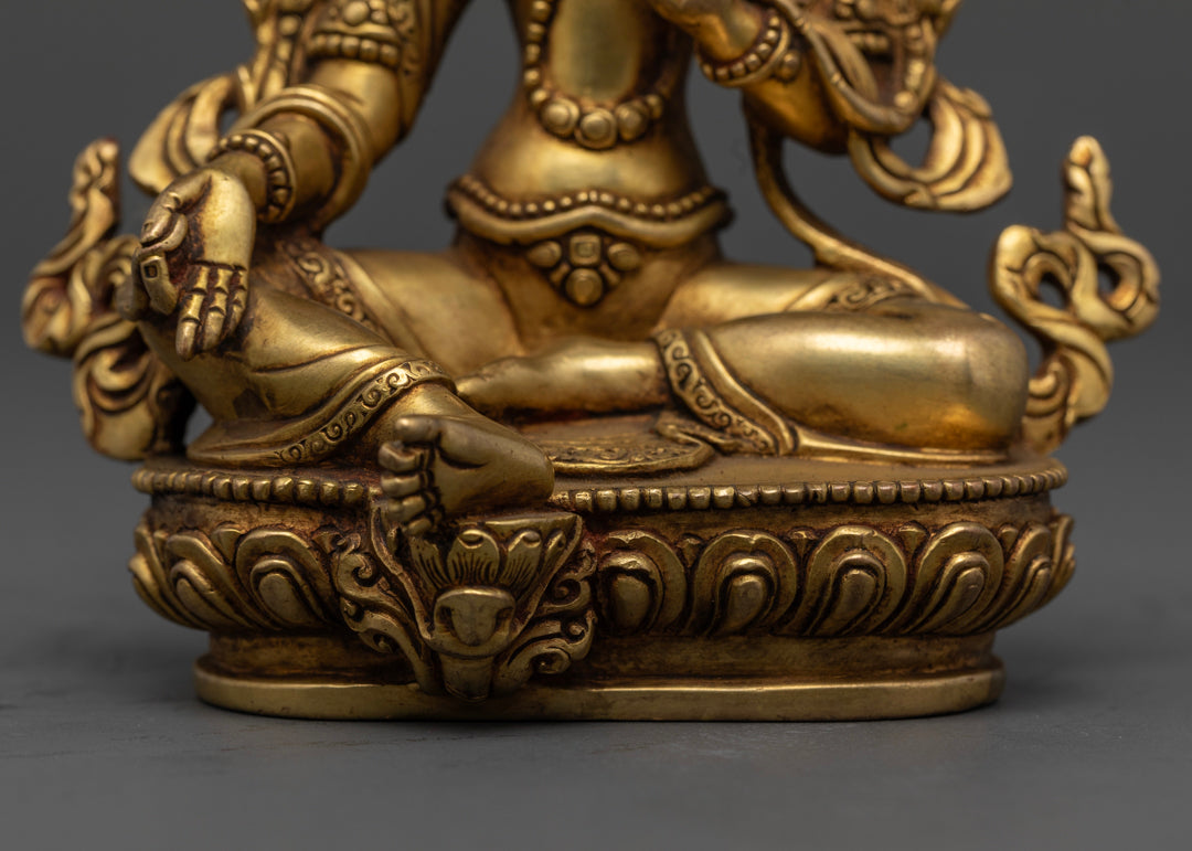 Buddhist Green Tara Statue | Tibetan Goddess