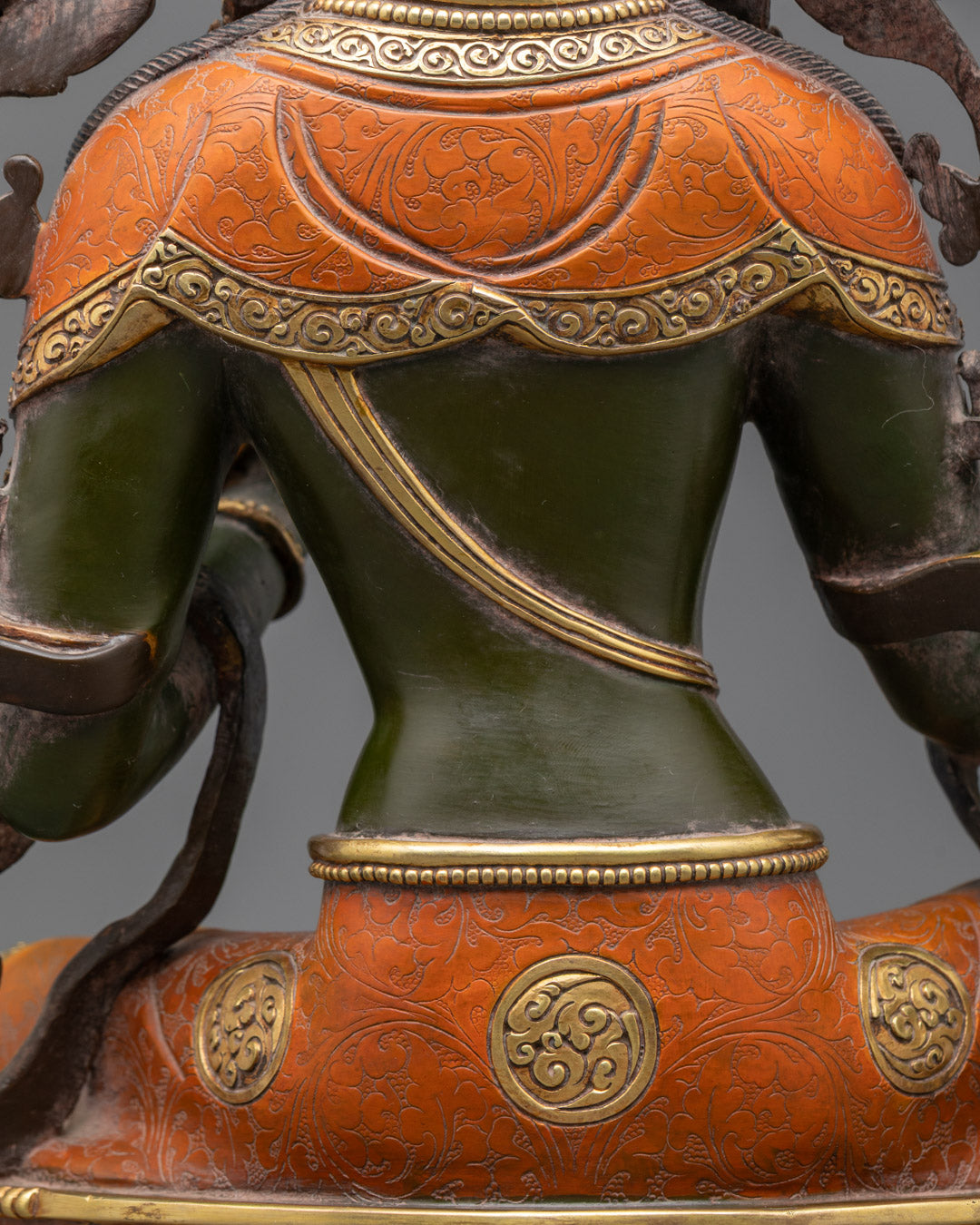 Colored Green Tara Statue | Mother Green Tara Sculpture